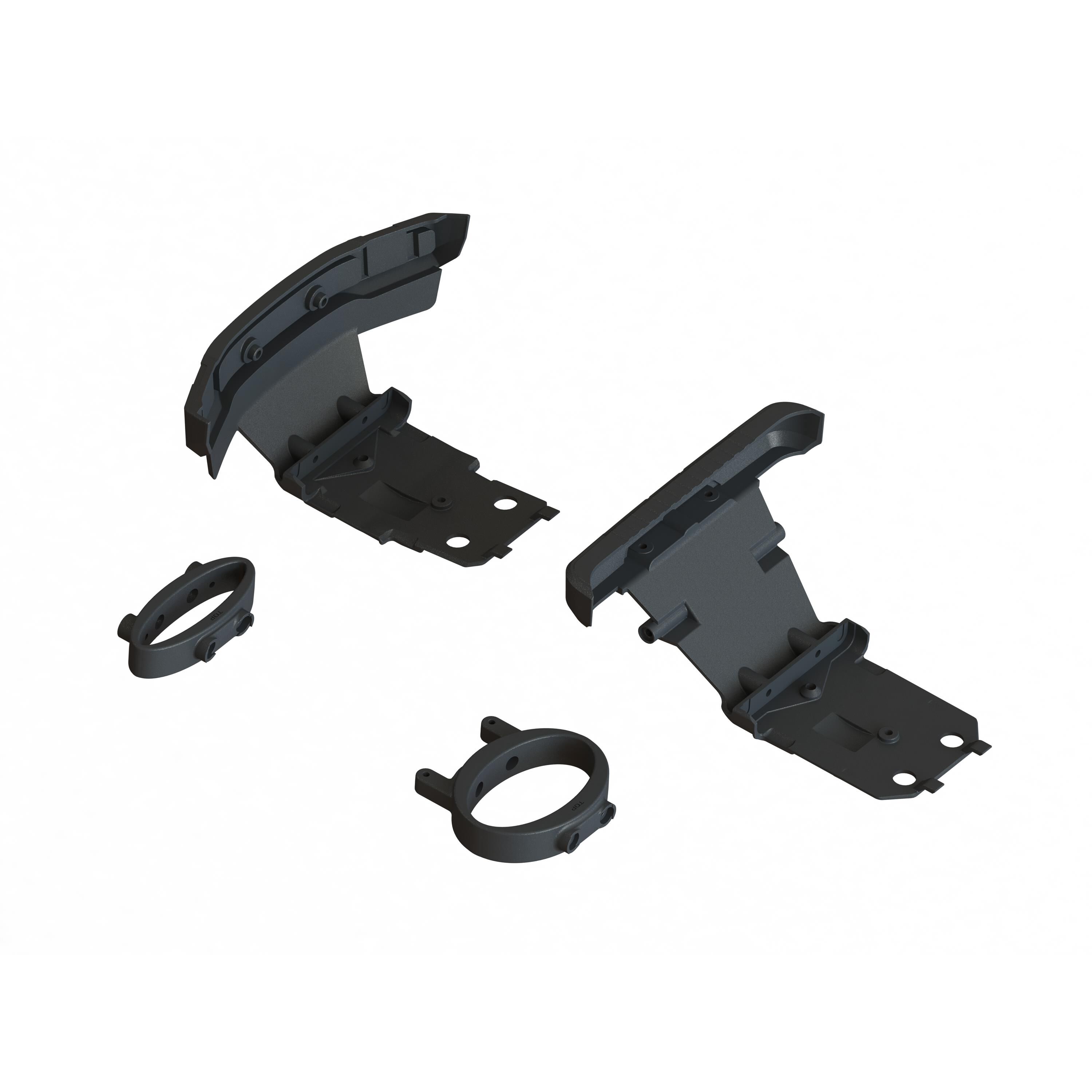 ARRMA Front & Rear Bumper & Loop Set: BIG ROCK