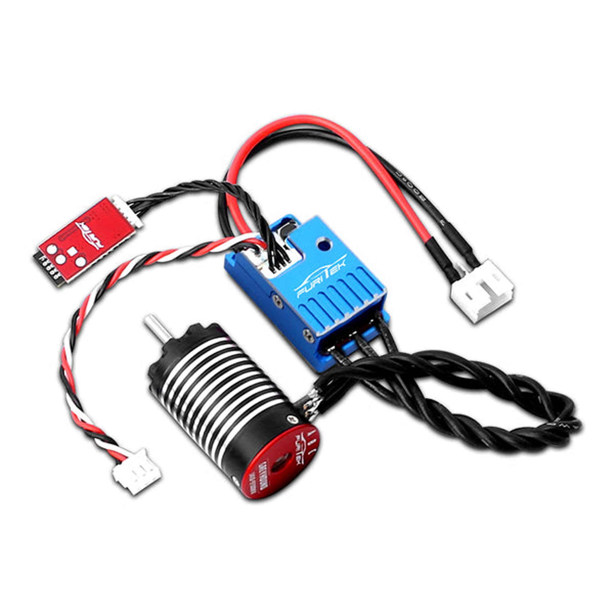 Furitek Odyssey Power System V2, Aluminum Blue Case: 1/24 1/28 Race/Drift