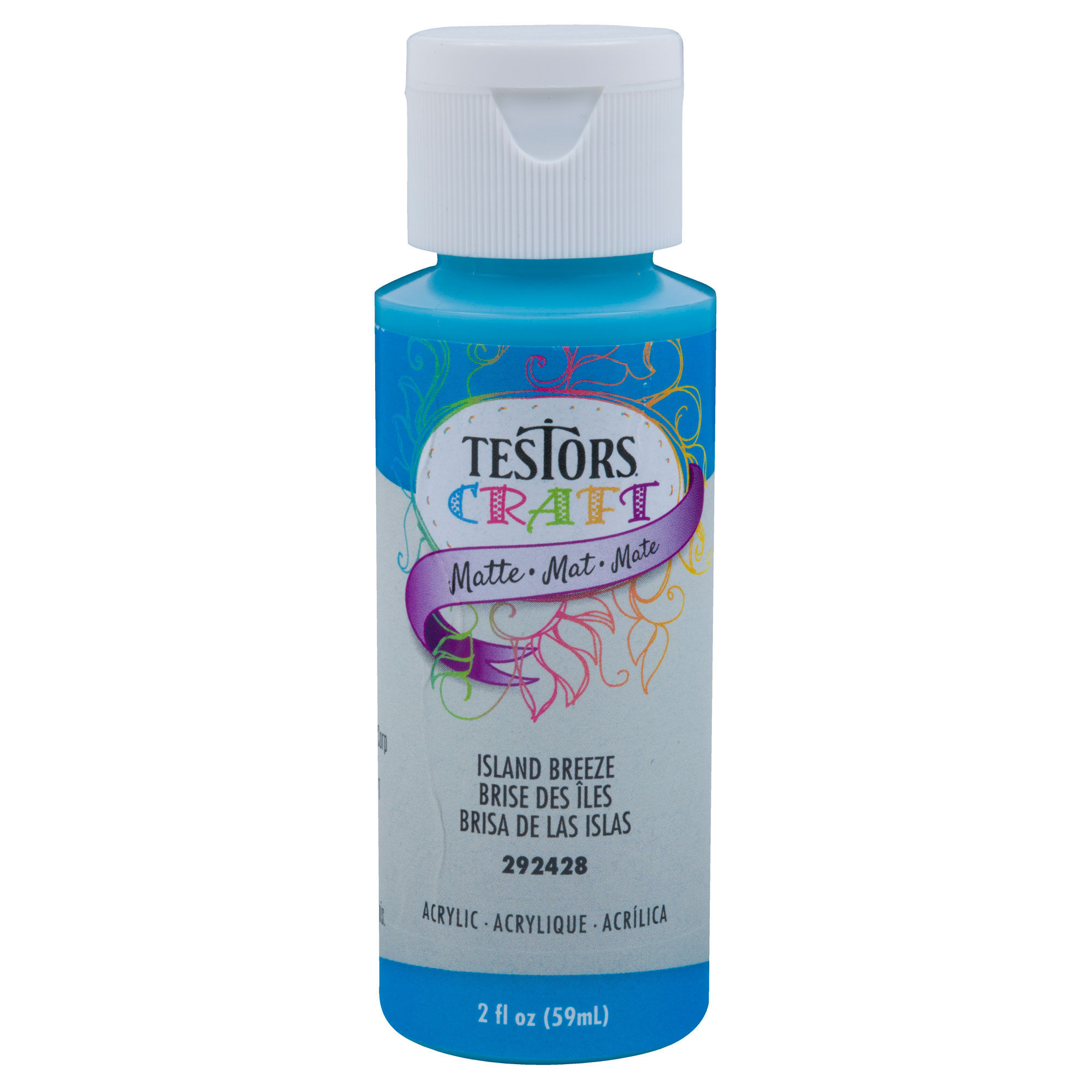 Testor Corp. Testors 2oz Acrylic Craft Paint, Satin Island