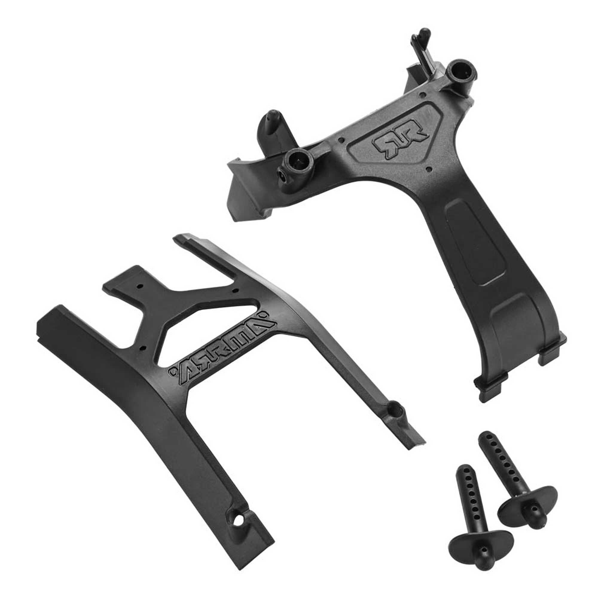 ARRMA Front Roll Hoop Set: Nero