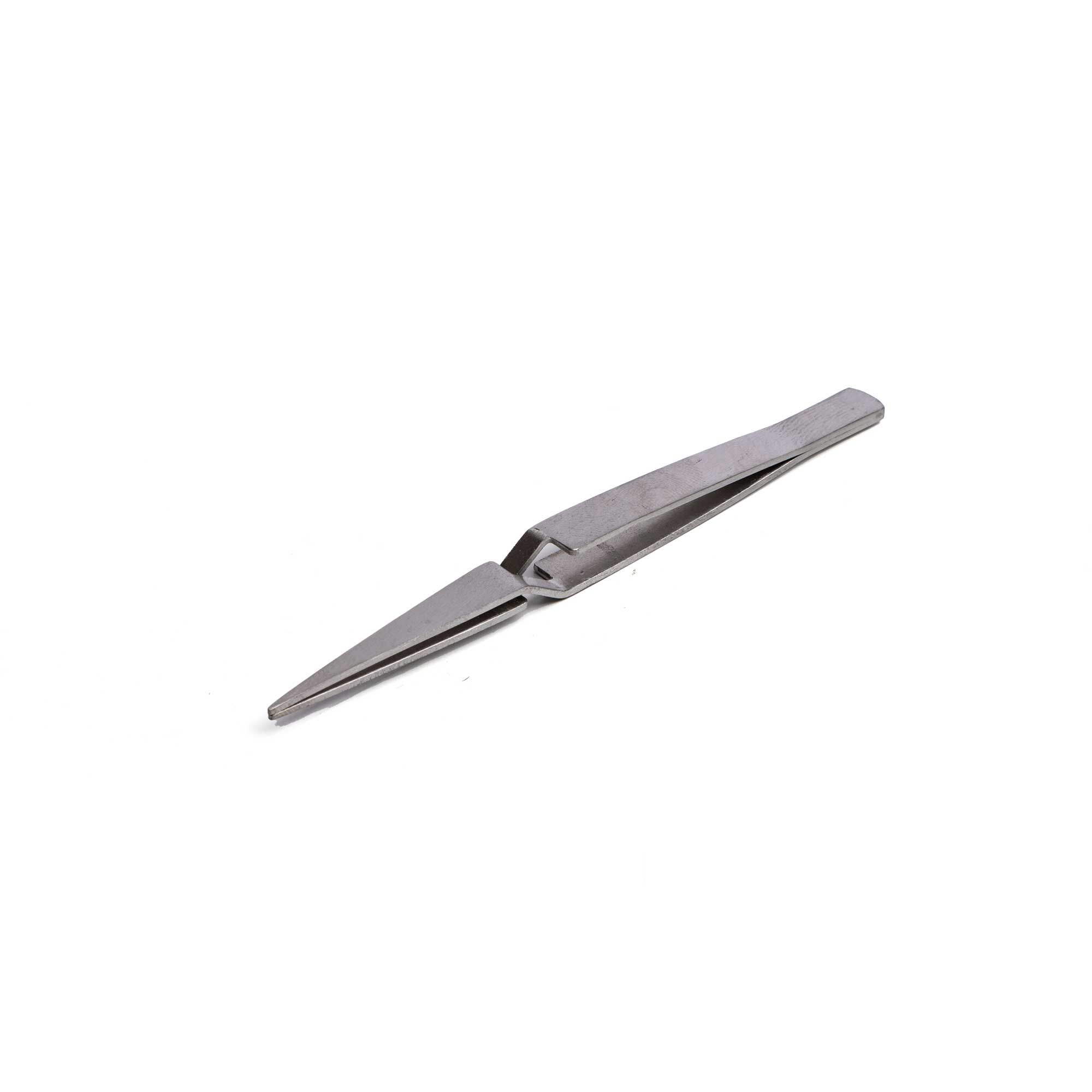 Hobby Essentials 4.7" Straight Cross-Lock Tweezer