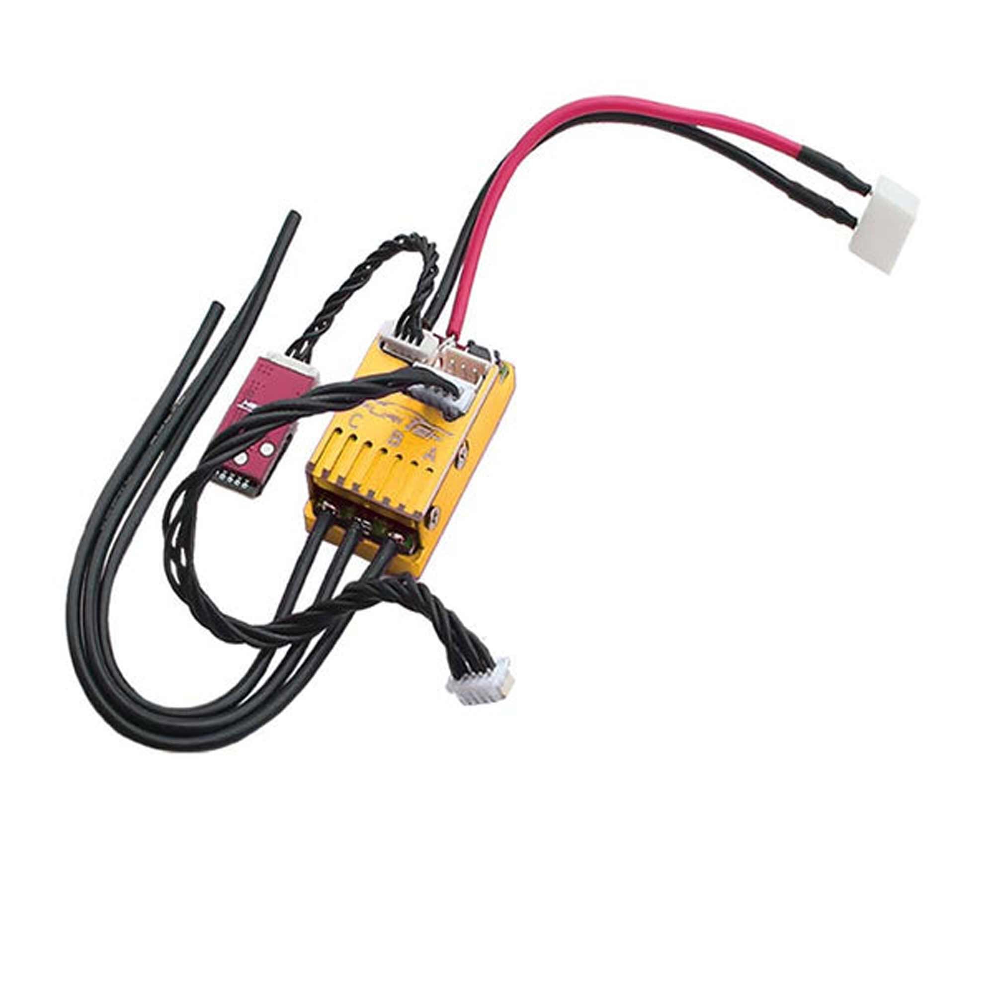 Furitek Cyclos 2S Lipo 20A/40A Brushless Sensored ESC with Bluetooth, Aluminum Gold Case: Drift/Race