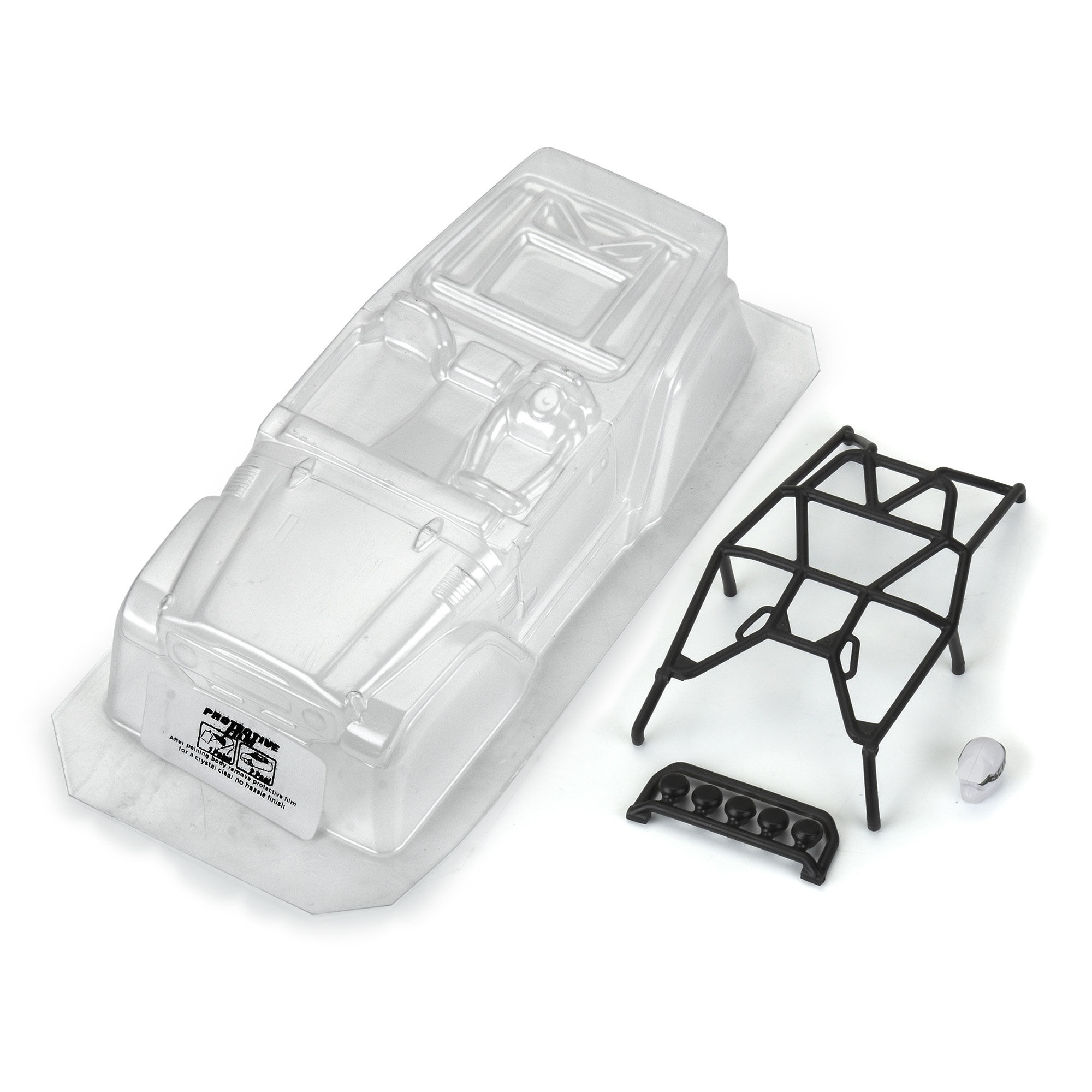 Pro-Line Racing 1/24 1979 Toyota Land Cruiser FJ40 Clear Body with Trail Cage: SCX24