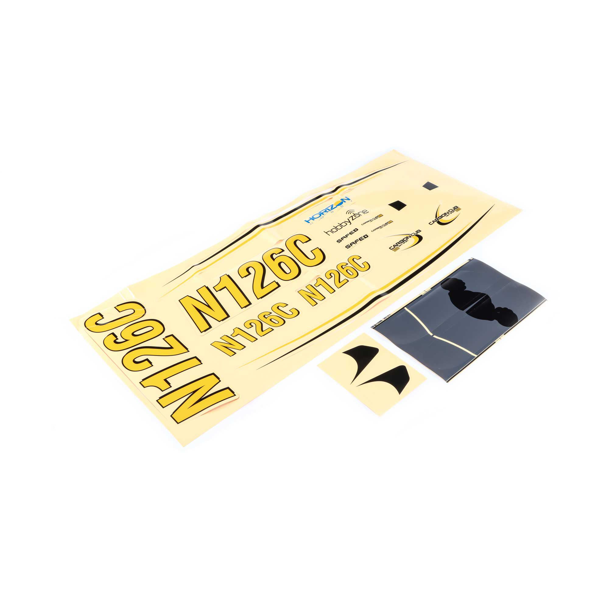 HobbyZone Decal Sheet: Carbon Cub S+ 1.3m
