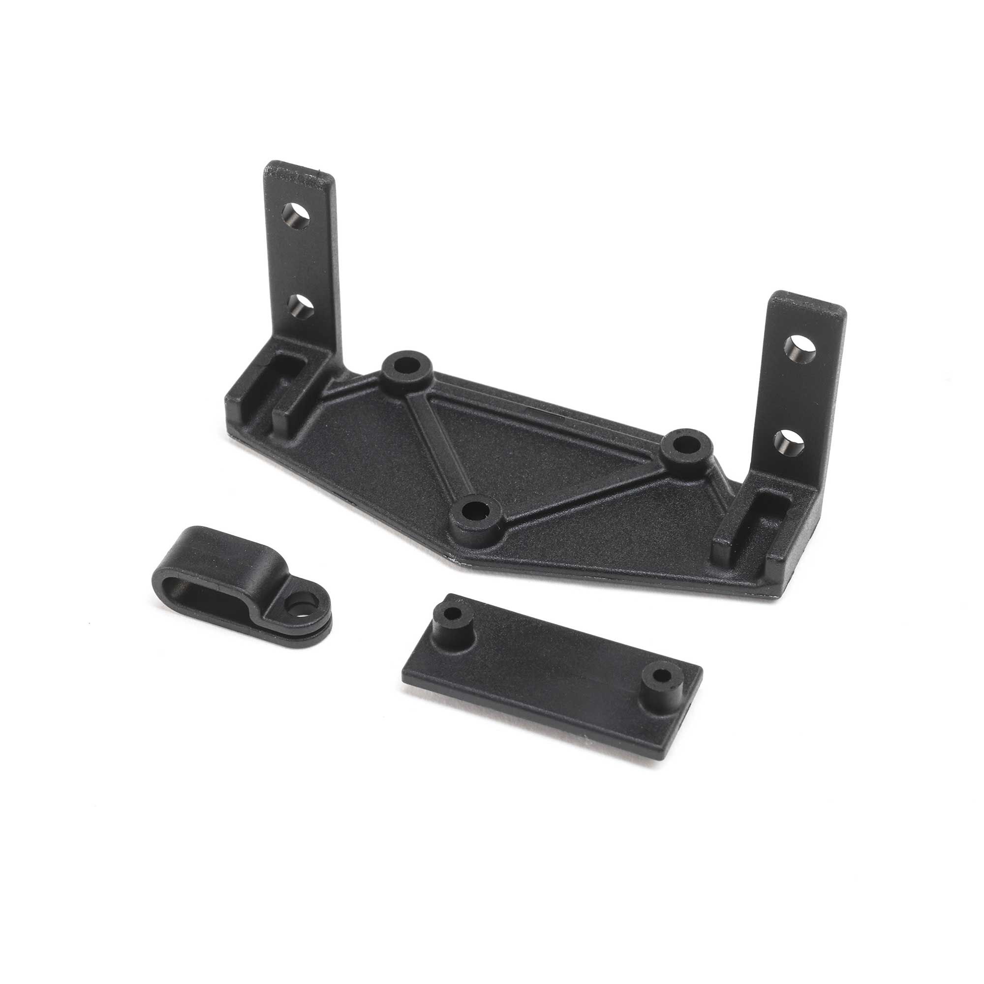 Team Losi Racing Switch Mount & Wire Clip: 8X, 8XE 2.0