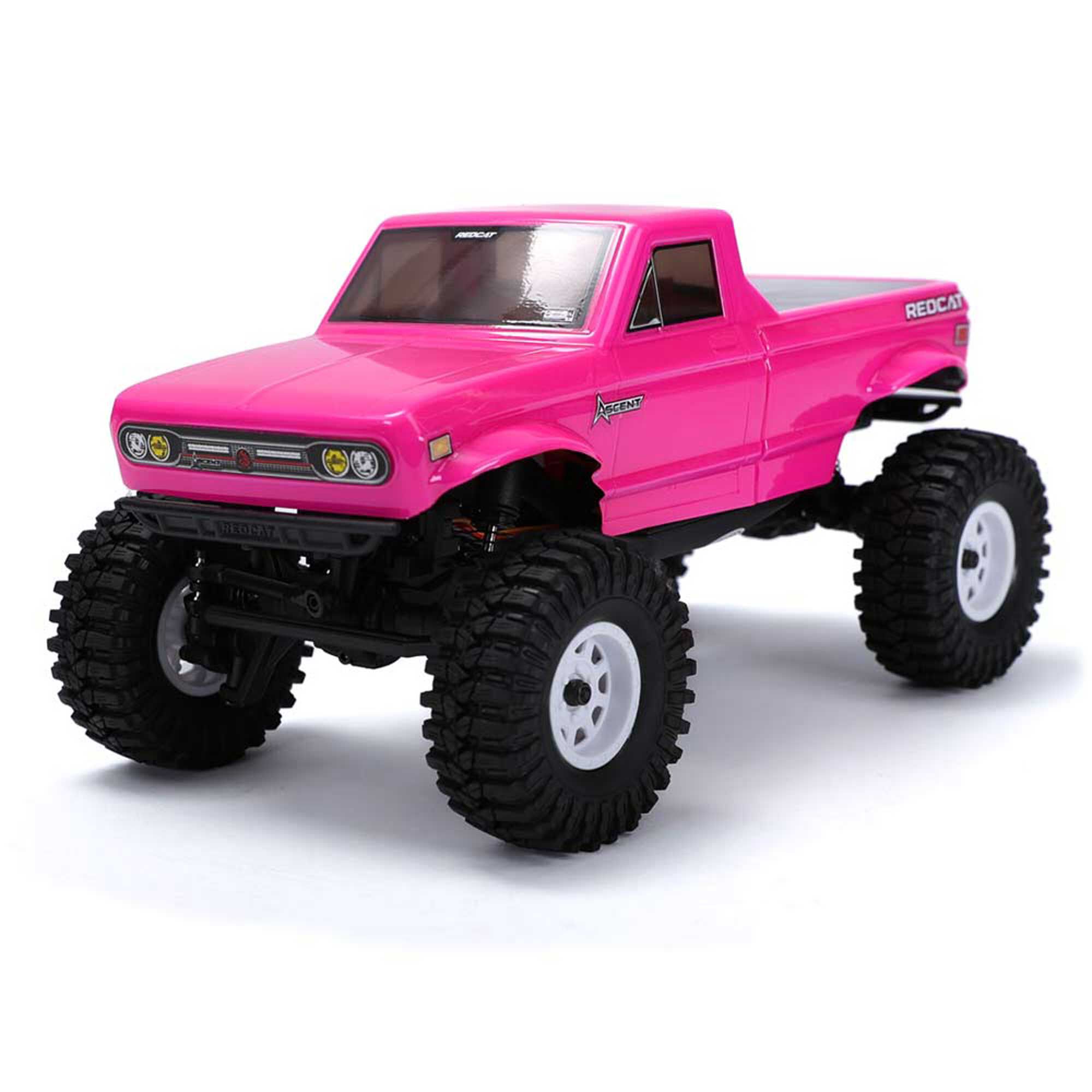 Redcat Racing 1/18 Ascent-18 4x4 Brushed Electric Rock Crawler RTR, Pink