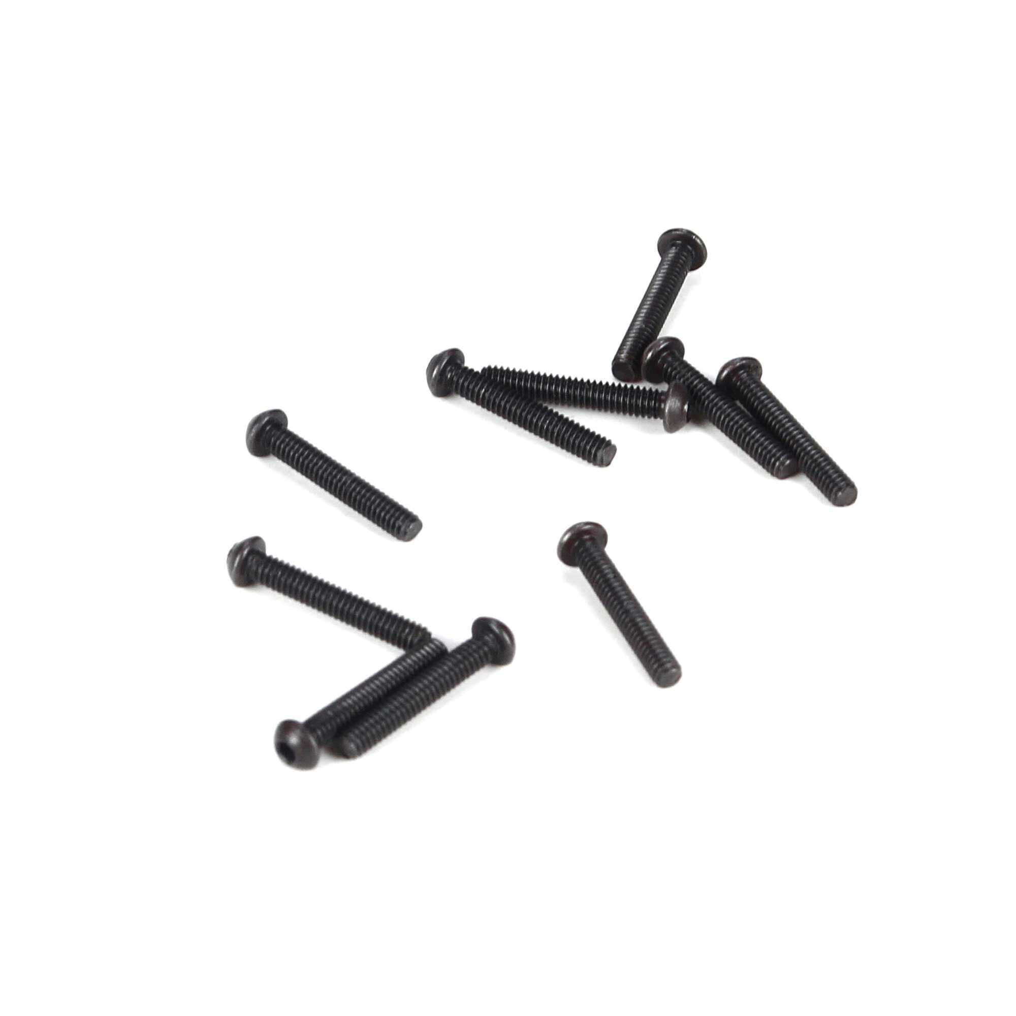 Team Losi Racing Button Head Screws, M2 x 12mm (10)