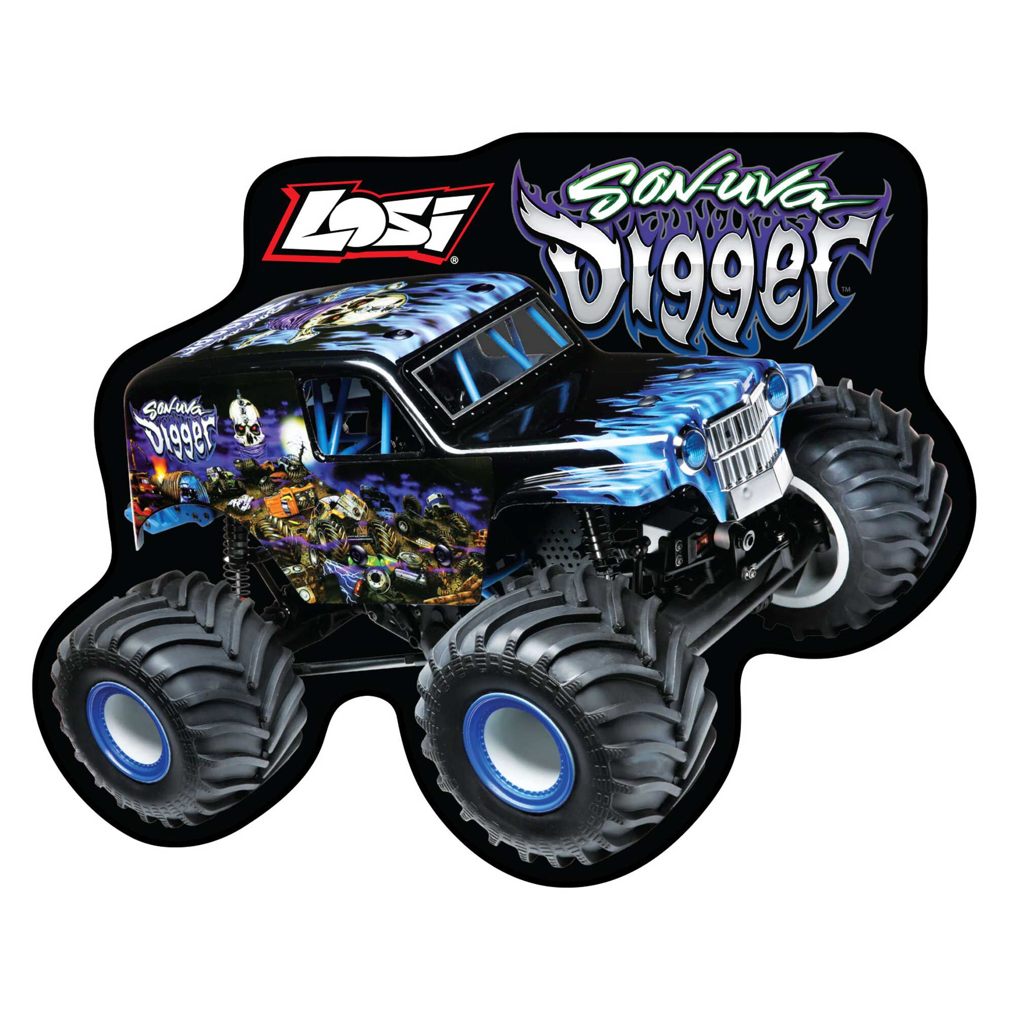 Losi Losi Son-uva Digger Sticker