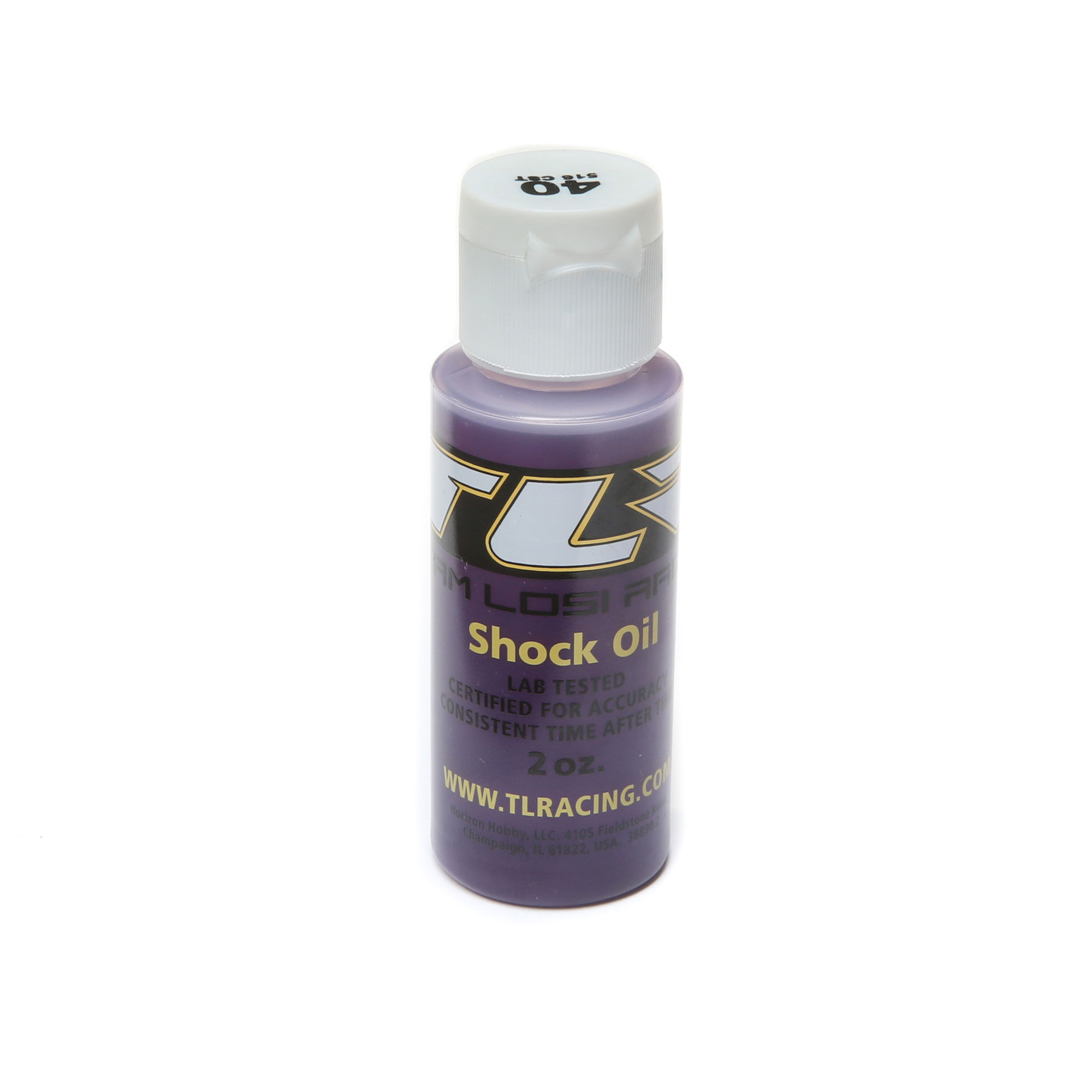 Team Losi Racing Silicone Shock Oil, 40WT, 516cSt, 2oz