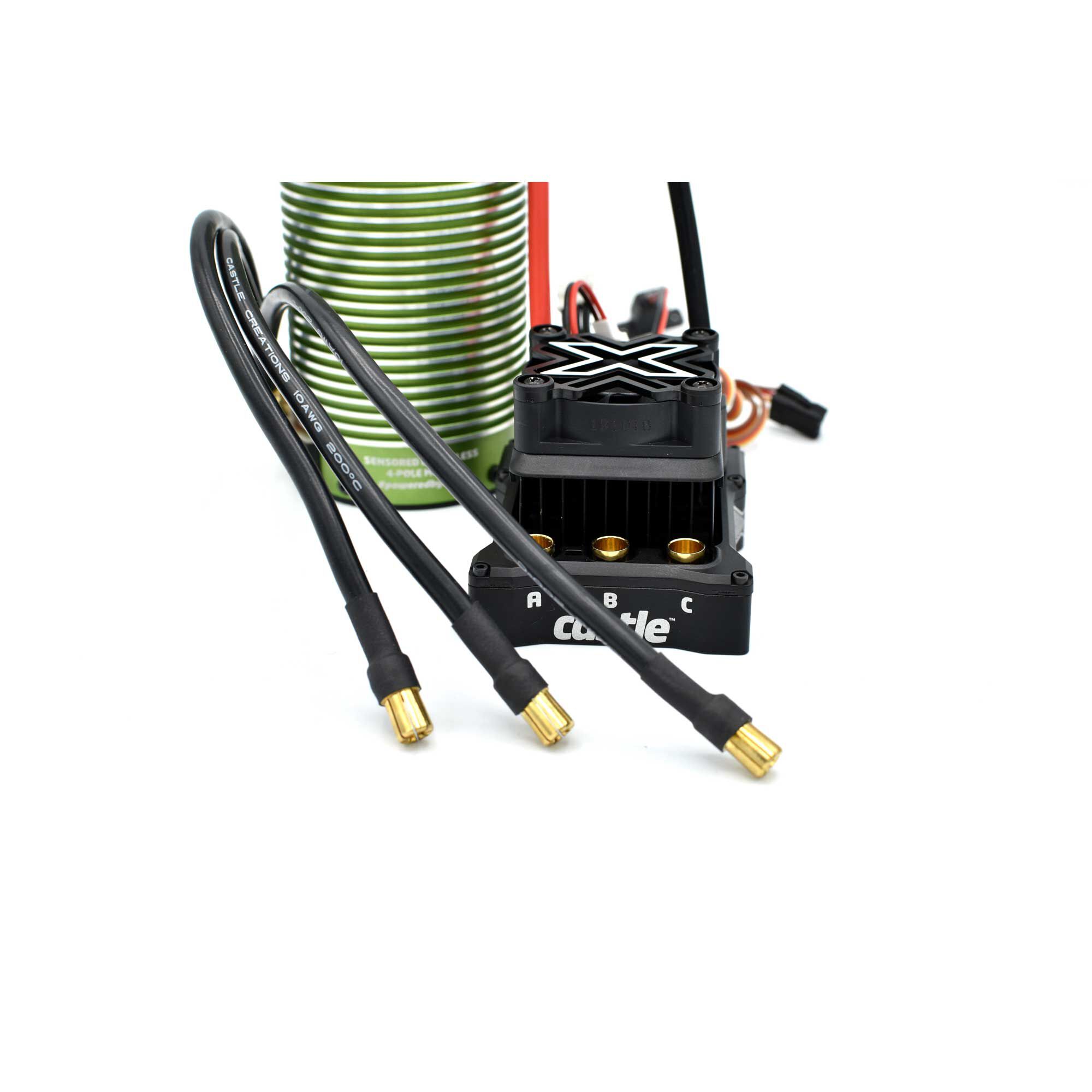 Castle Creations 1/6 Mamba Monster X 8S Brushless ESC / 2028-800Kv Sensored Motor Combo