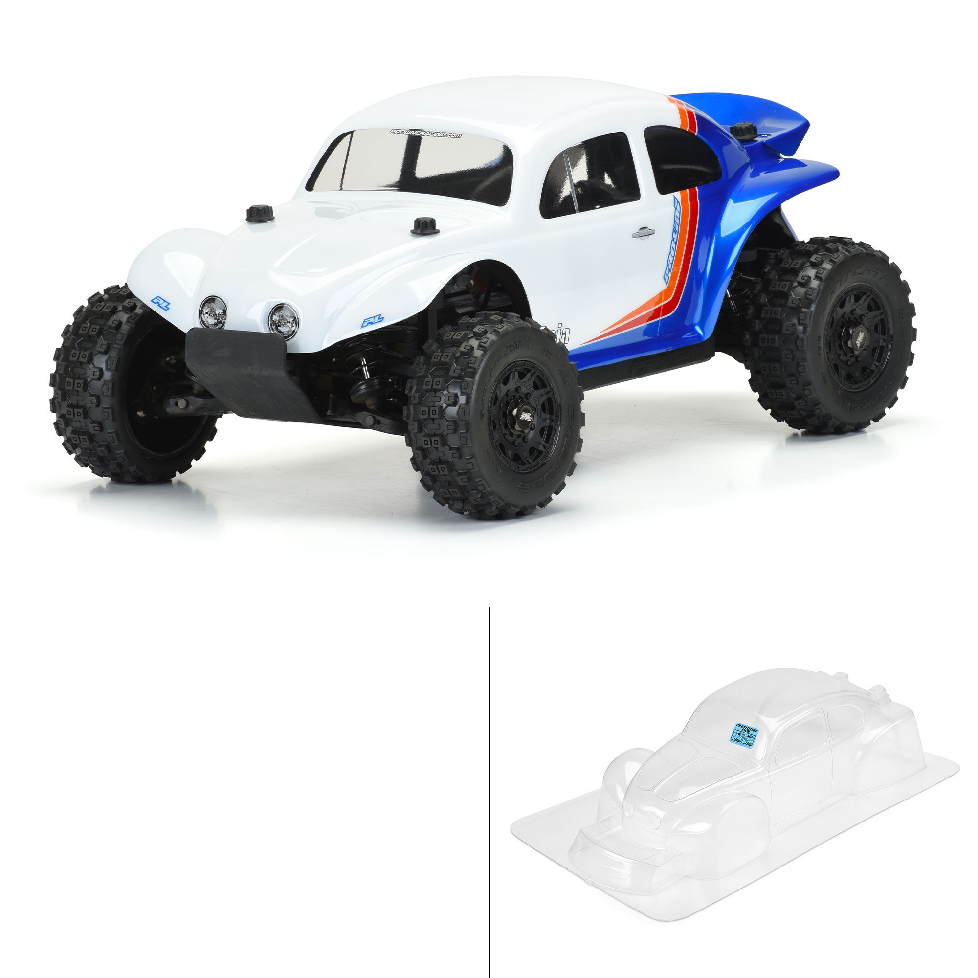 Pro-Line Racing 1/10 VW Baja Bug Clear Body: Short Course