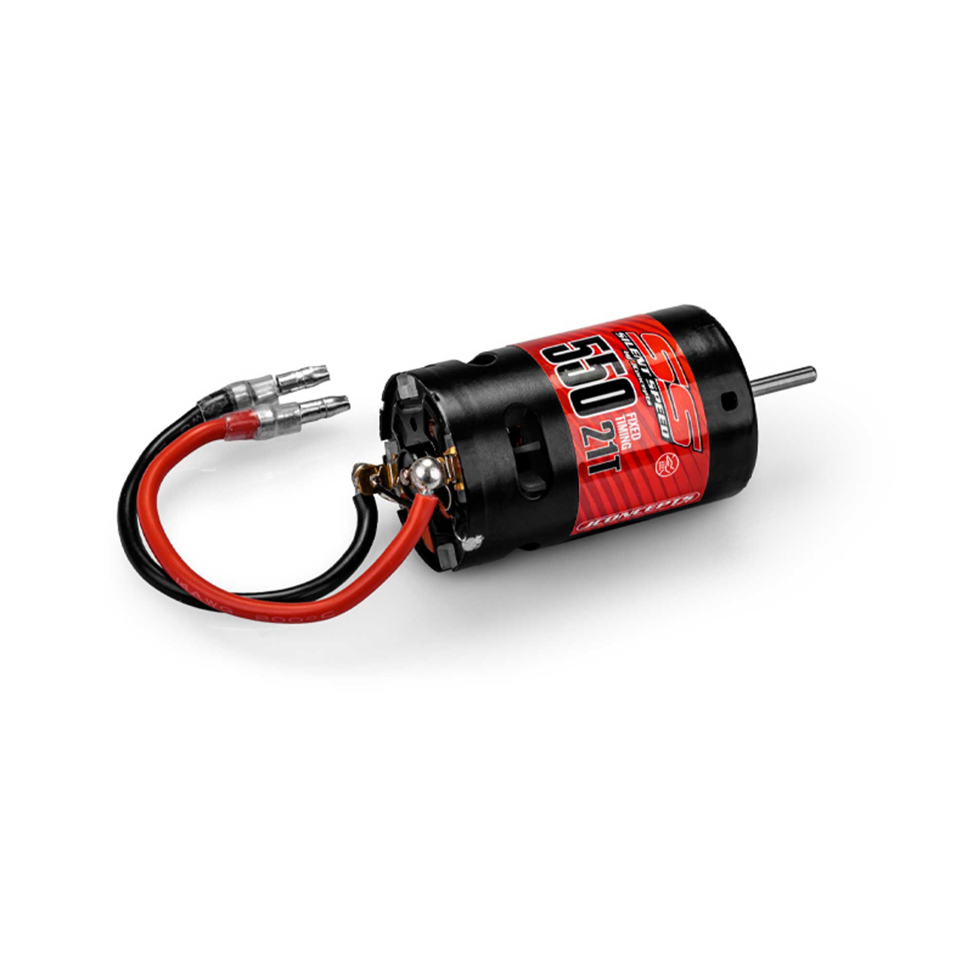 JConcepts, Inc. 1/10 21T 550-Size Silent Speed Speed Brushed Fixed End Bell Competition Motor