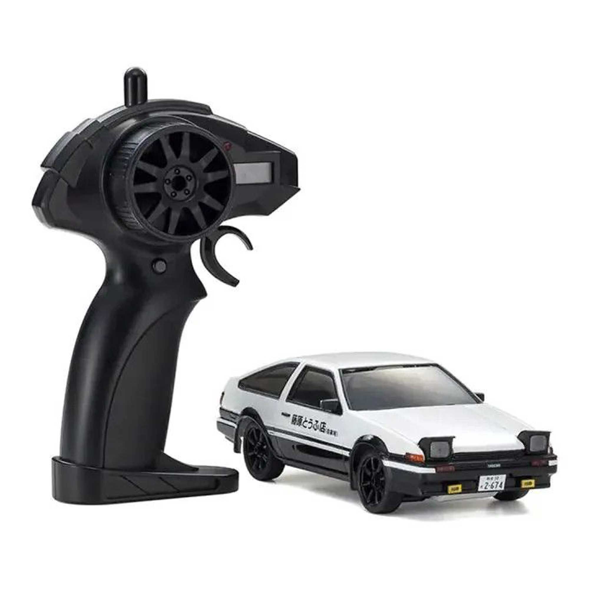 Kyosho 1/28 Initial D Toyota Sprinter Trueno AE86 2WD On-Road First Mini-Z RTR, White