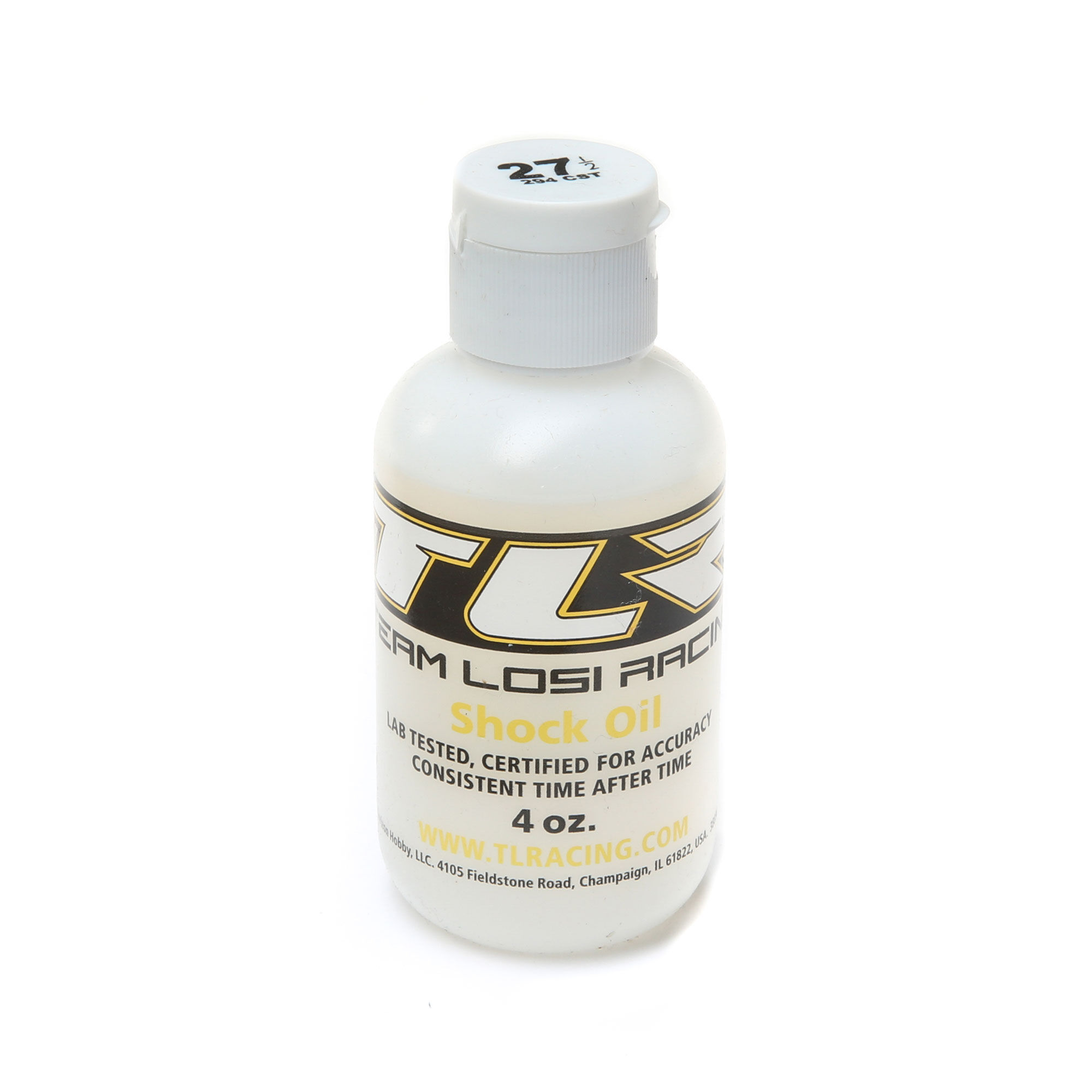 Team Losi Racing Silicone Shock Oil, 27.5WT, 294CST, 4oz