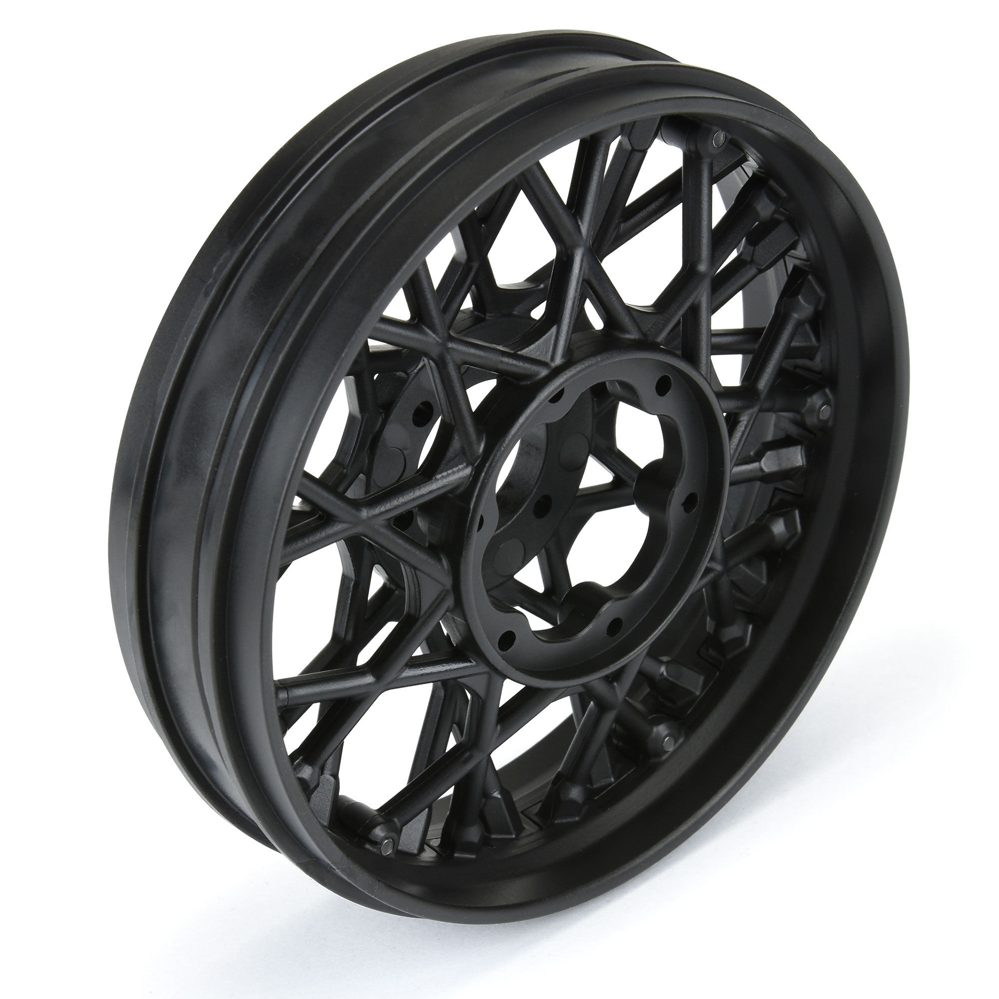 Pro-Line Racing 1/4 Supermoto Front Wheel Black: Promoto-MX/SM
