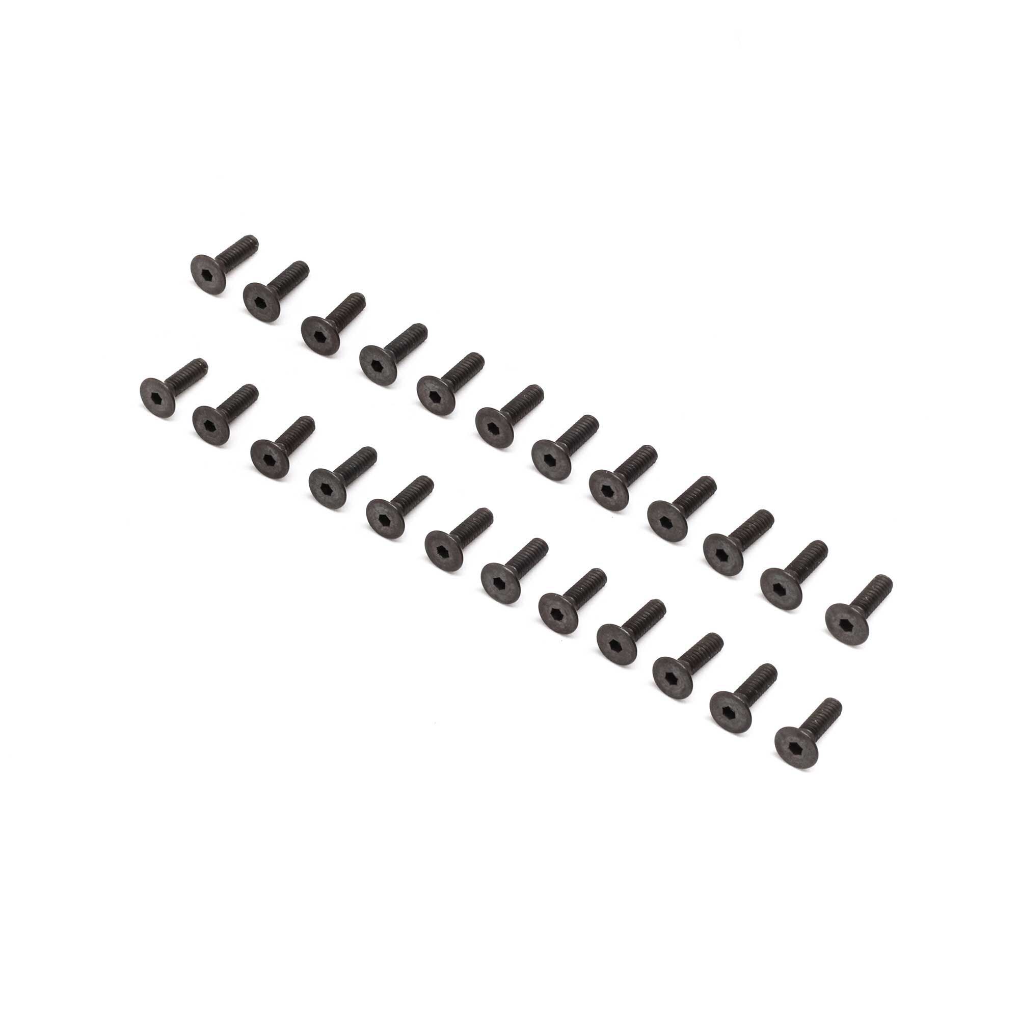 Losi Flat Head Screws, 2-56 x 5/16" (24)