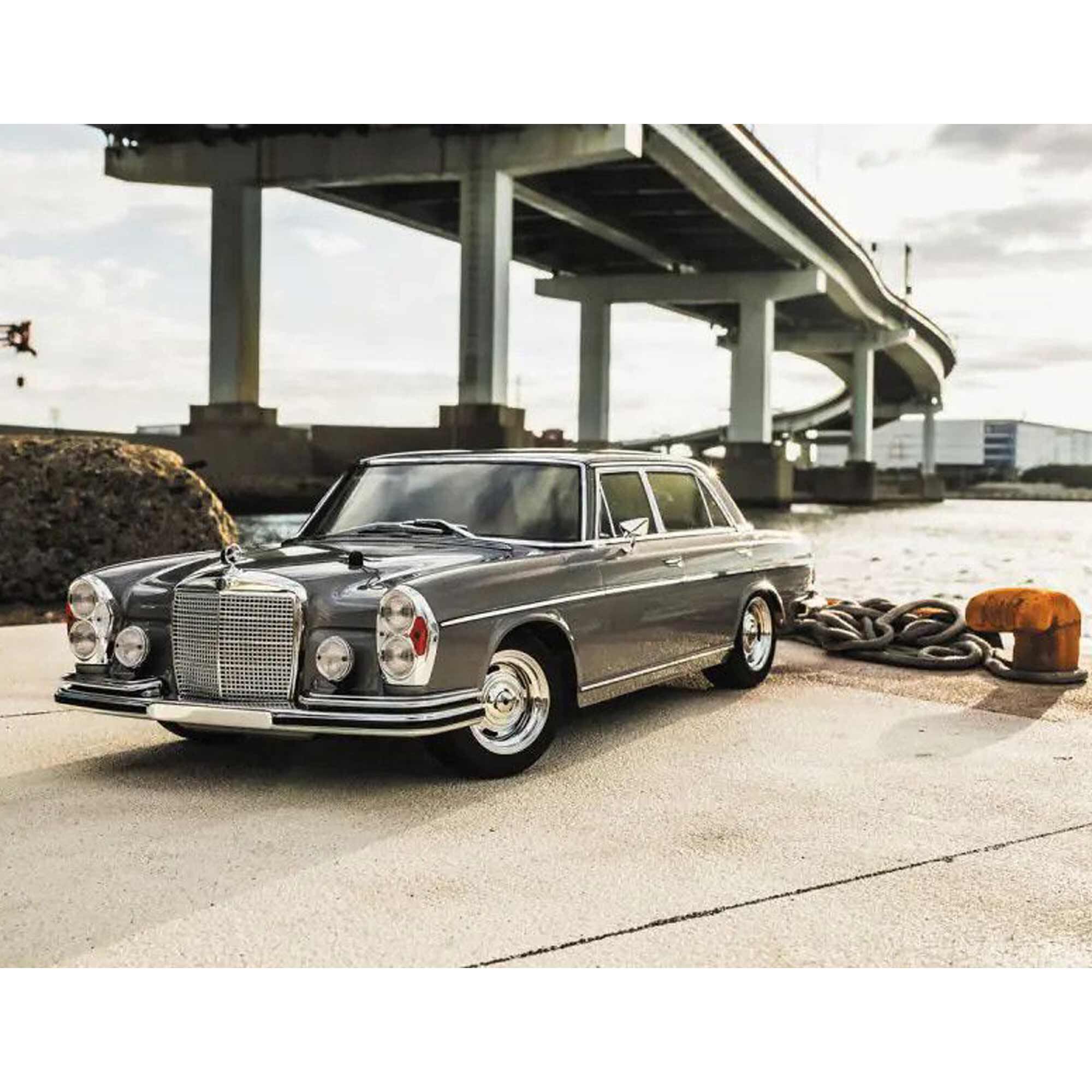 Kyosho 1/10 1971 Mercedes-Benz 300 SEL 6.3 Fazer Mk2 FZ02 Brushed 4x4 On-Road Touring RTR, Beige Gray