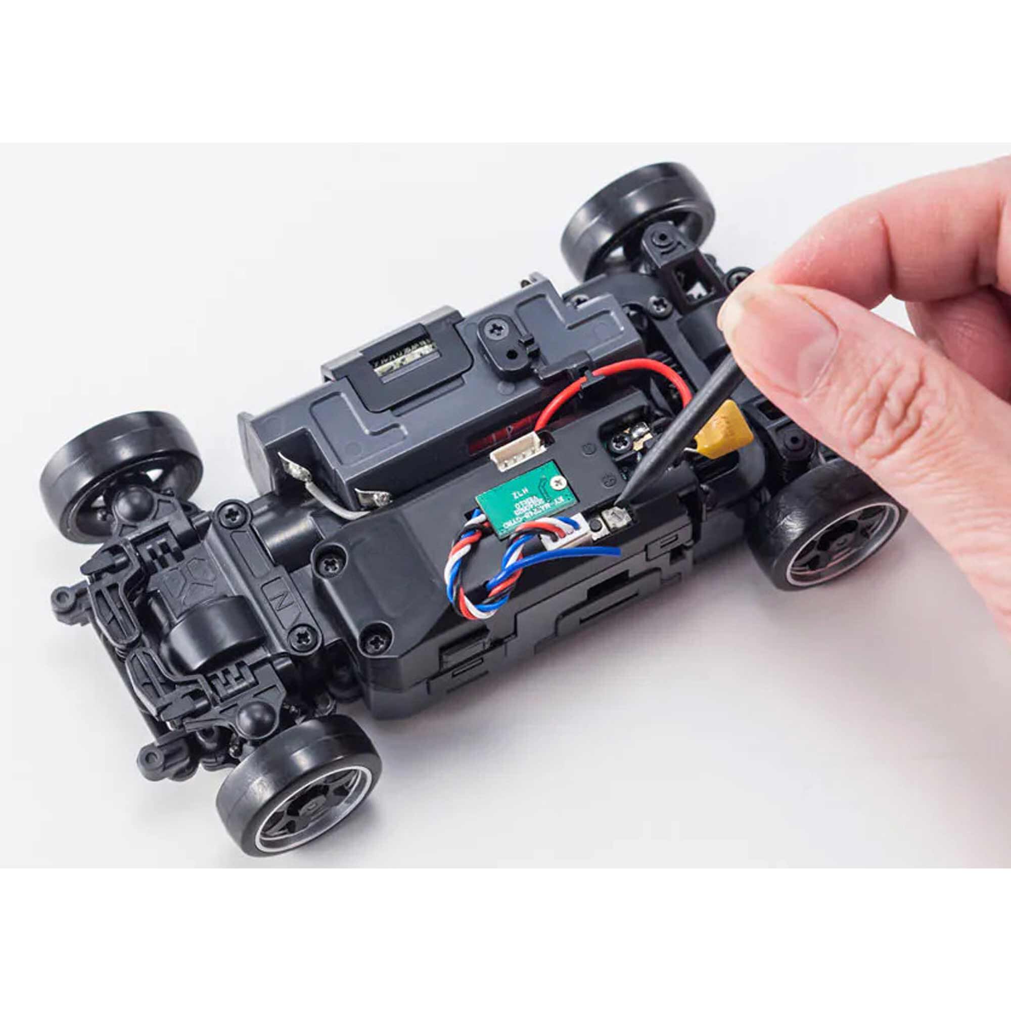 Kyosho 1/28 Toyota Sprinter Trueno AE86 MINI-Z AWD RTR, White/Black