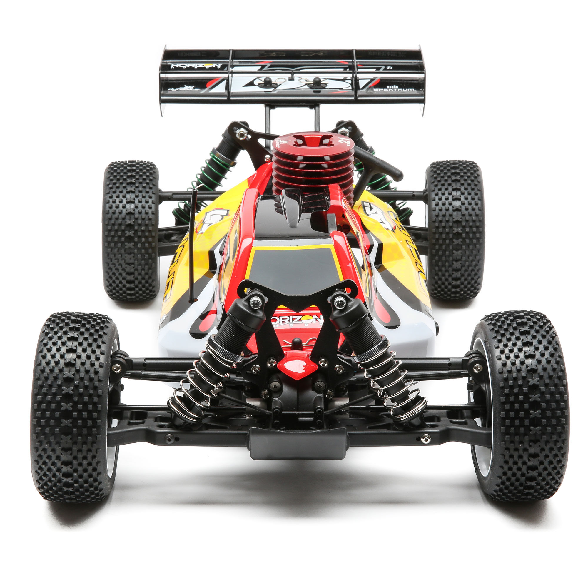 Losi 1/8 8IGHT 4WD Buggy Nitro RTR, Red/Yellow