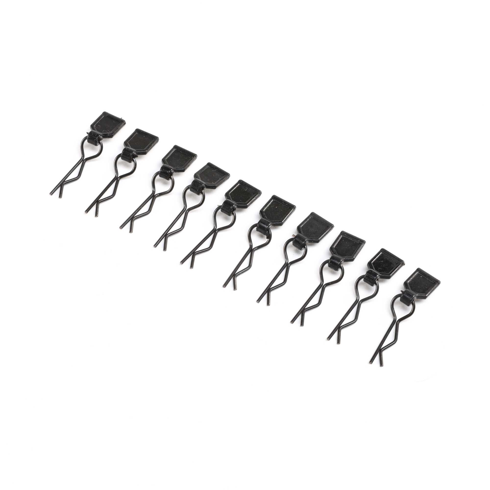 Losi Body Clips, Black, Small (10): LMT