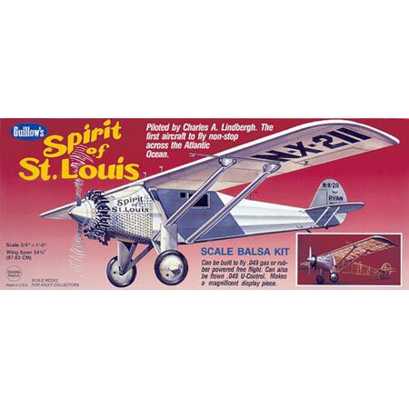 Guillow Spirit of St. Louis Kit, 34.5"