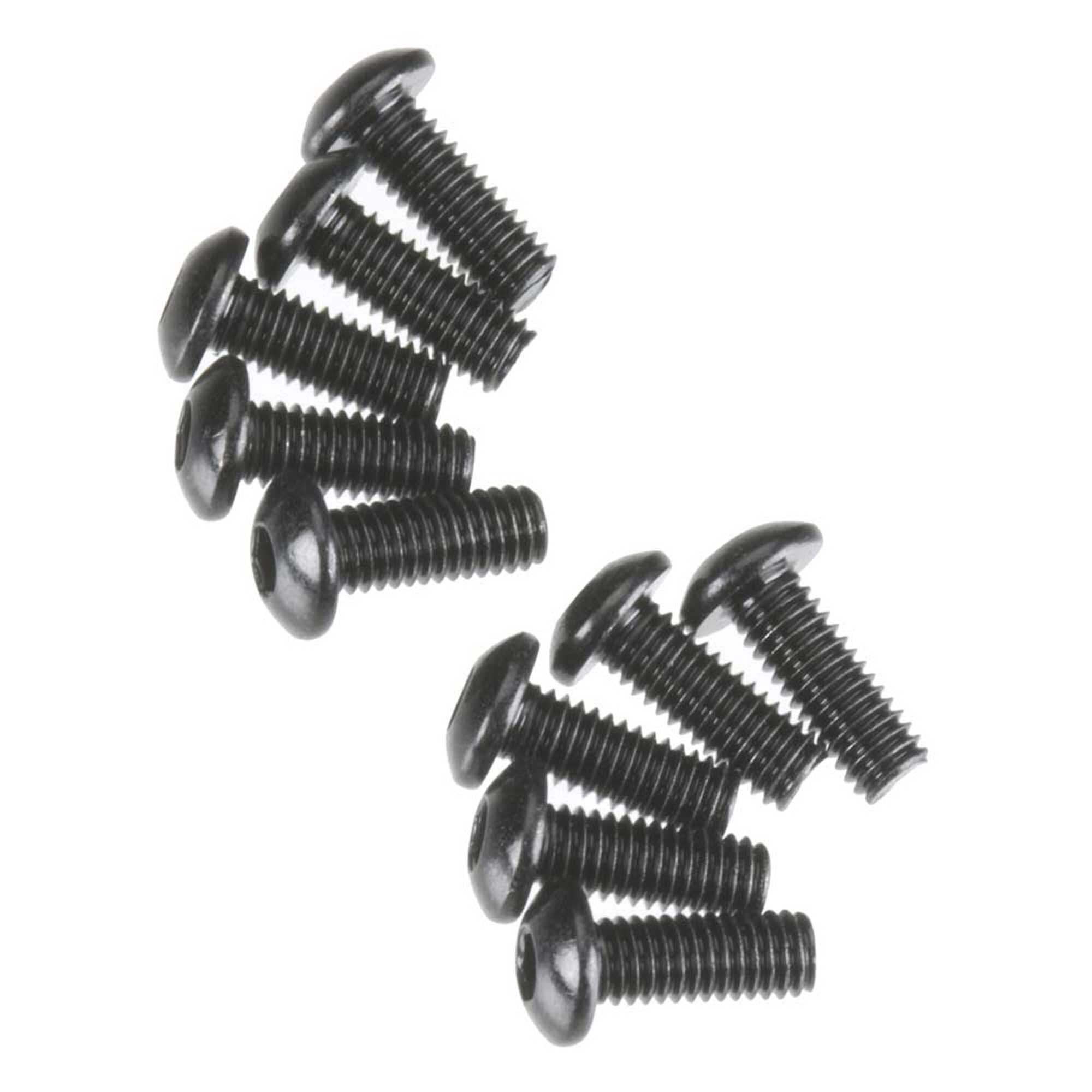 Axial Hex Socket Button Head M3x8mm, Black Oxide (10)