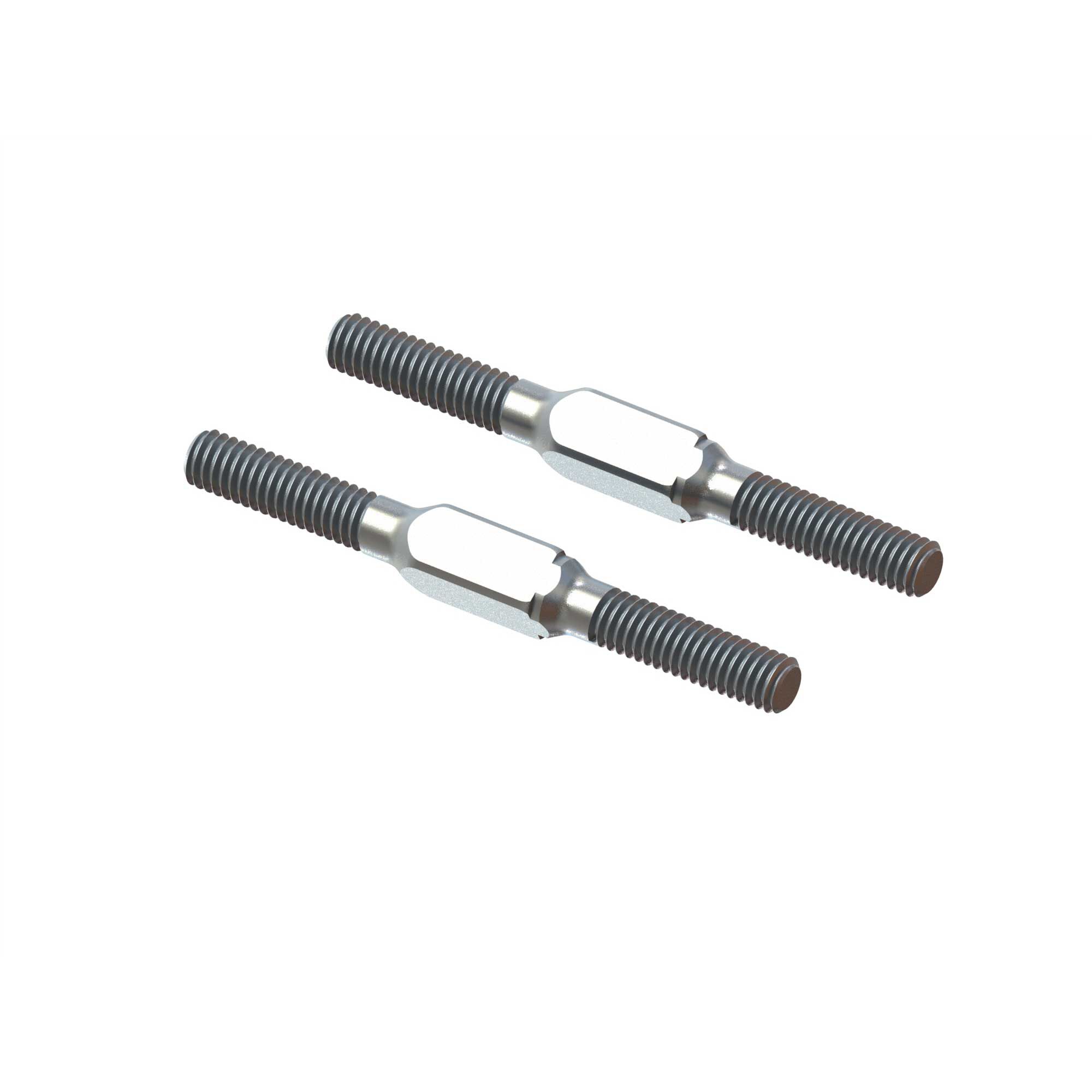 ARRMA Steel Turnbuckle, M4x45mm Silver (2): EXB