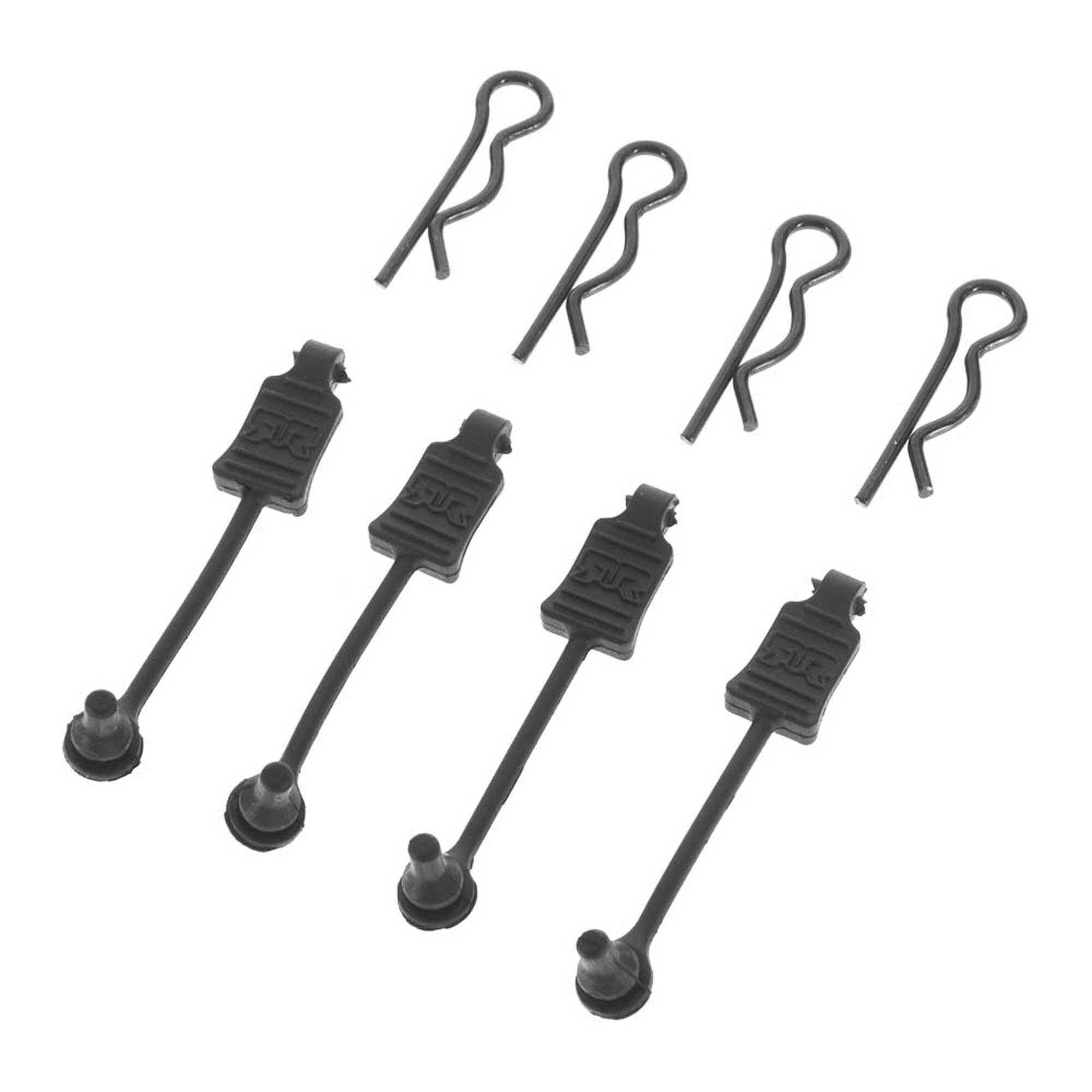 ARRMA Body Clip Retainer 1/8 Scale Black (4)