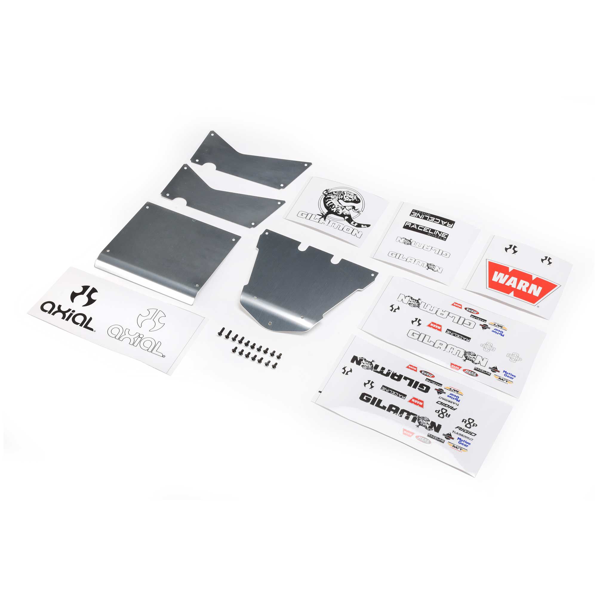 Axial Body Panel Set, Aluminum: Gilamon AXP8