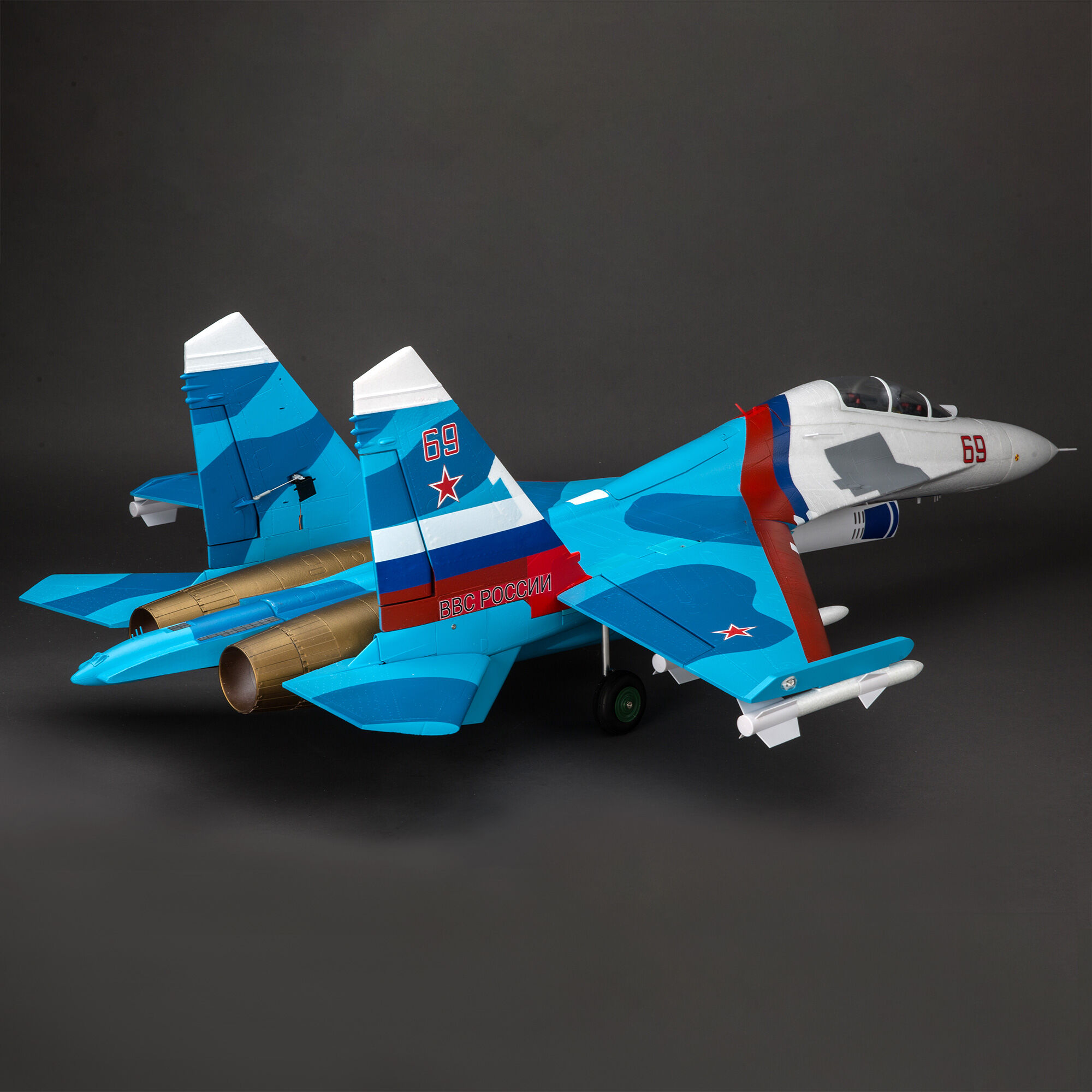 SU-30 Twin 70mm EDF BNF Basic with AS3X and SAFE Select, 1100mm
