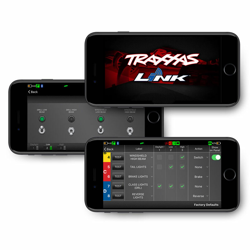 Traxxas X-Maxx Complete LED Light Kit with #6590 HV Power Amplifier