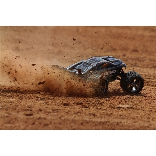 Traxxas 1/16 E-Revo Brushed 4WD RTR RC Monster Truck w/ID Battery & Quick Charger