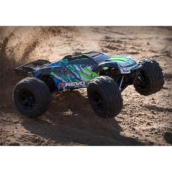 Traxxas E-Revo 2 VXL RC Monster Truck 6S LiPo & Dual Charger Combo