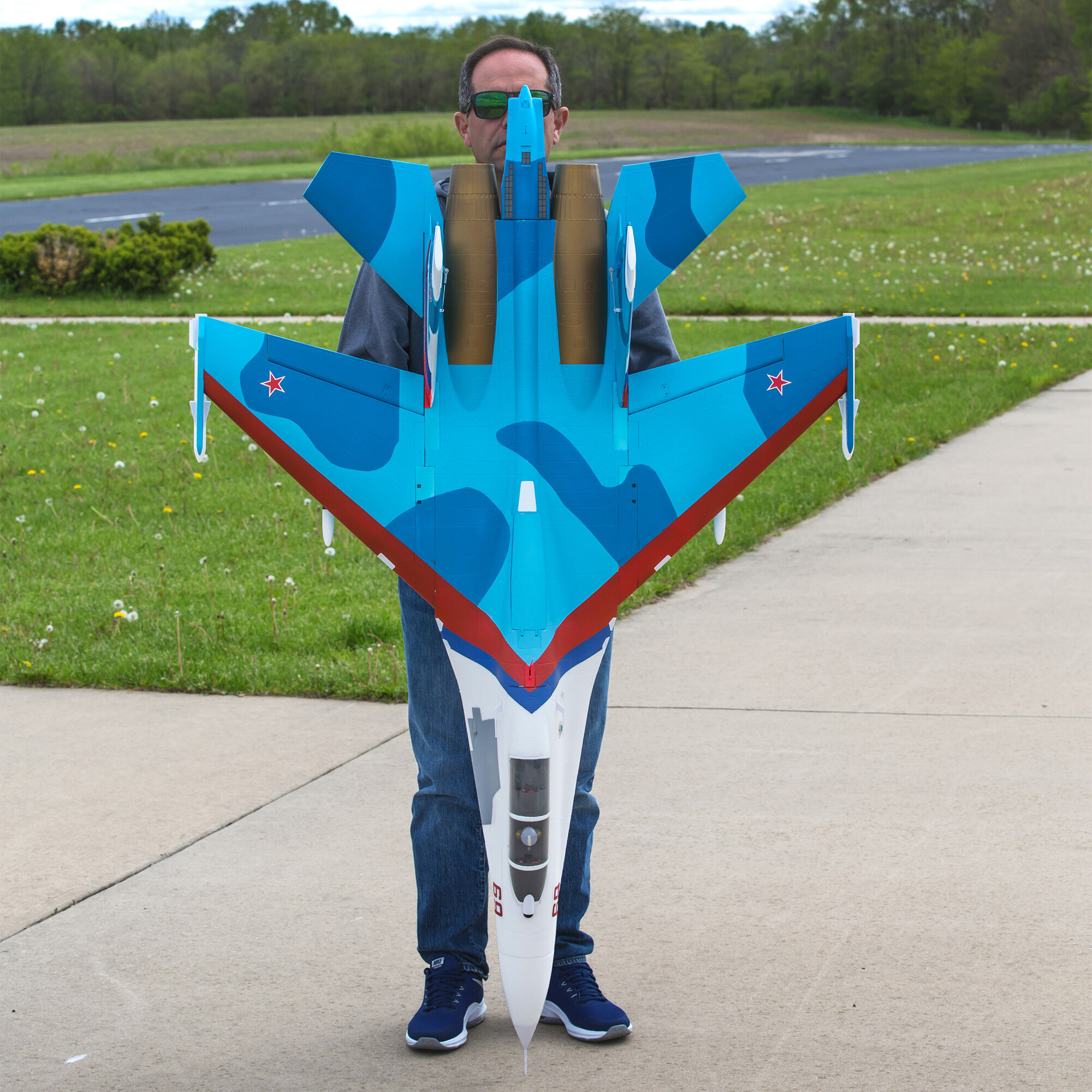 SU-30 Twin 70mm EDF BNF Basic with AS3X and SAFE Select, 1100mm