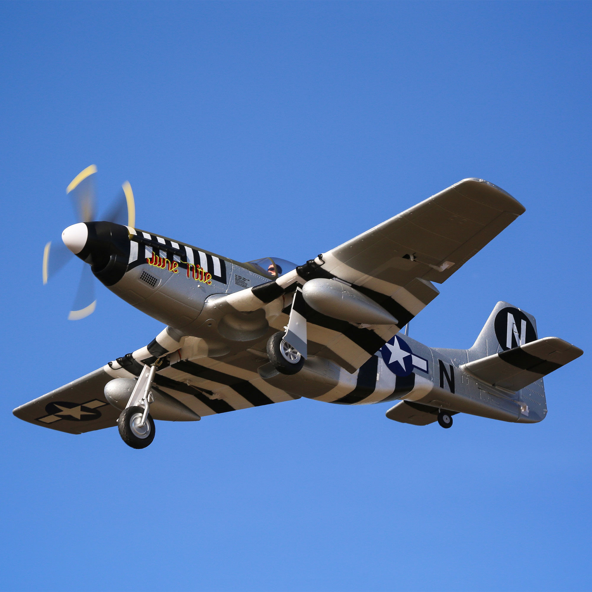 P-51D Mustang 1.2m BNF Basic with AS3X and SAFE Select