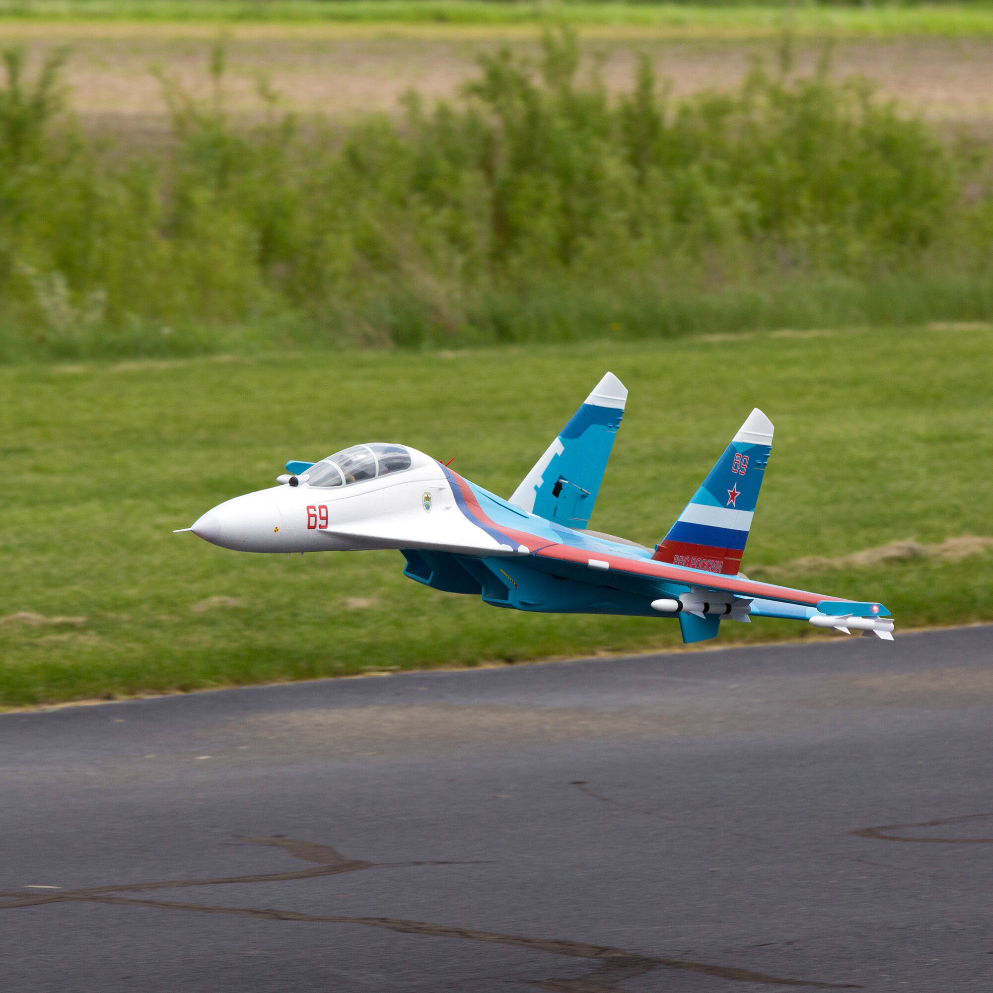 SU-30 Twin 70mm EDF BNF Basic with AS3X and SAFE Select, 1100mm