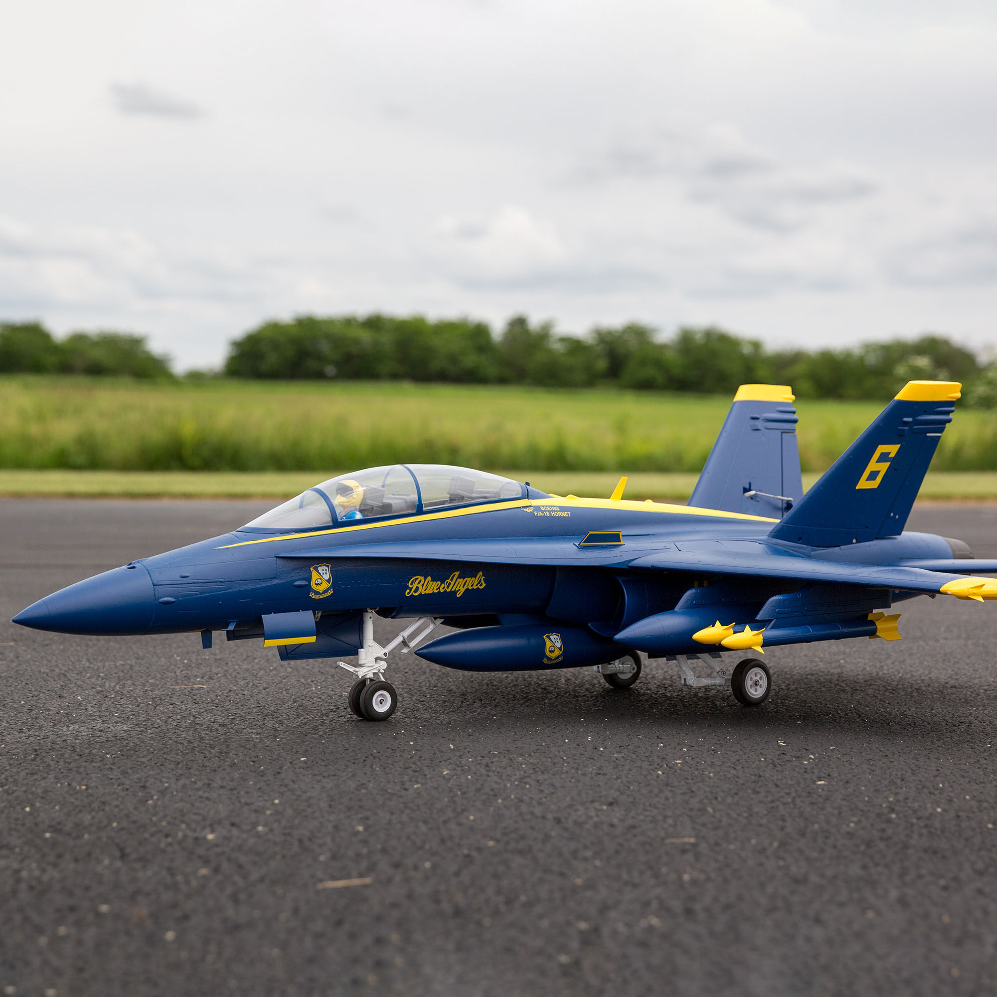 F-18 Blue Angels 80mm EDF Jet ARF Plus, 980mm