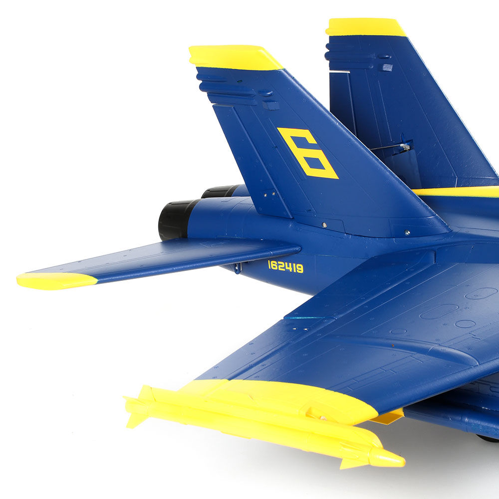 F-18 Blue Angels 80mm EDF Jet BNF Basic with AS3X and SAFE Select, 980mm