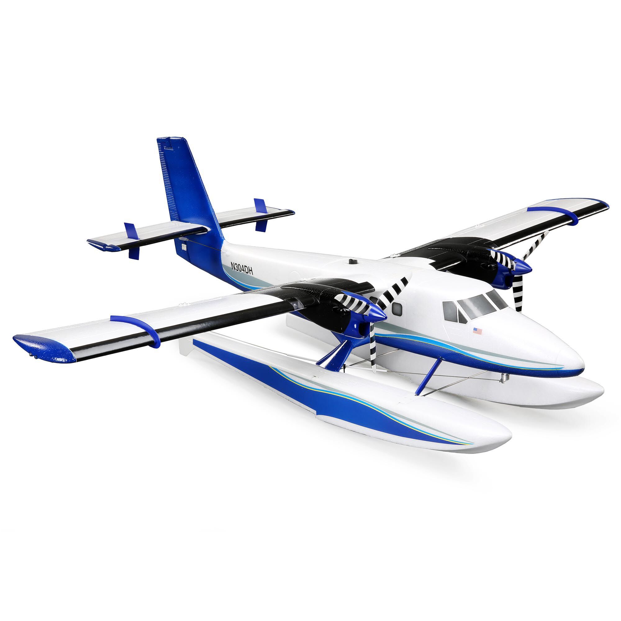 Twin Otter 1.2m BNF Basic with AS3X and SAFE, includes Floats