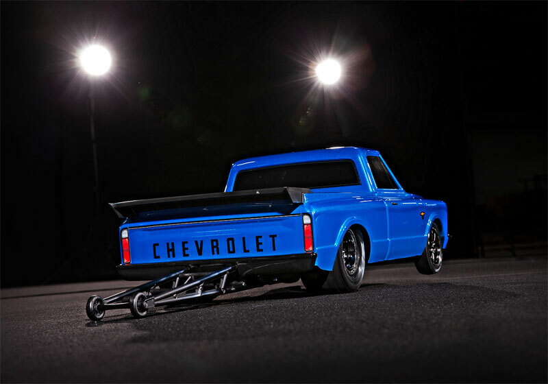 Traxxas Drag Slash 1/10 2WD Brushless 1967 Chevy C10 Drag Racing Truck