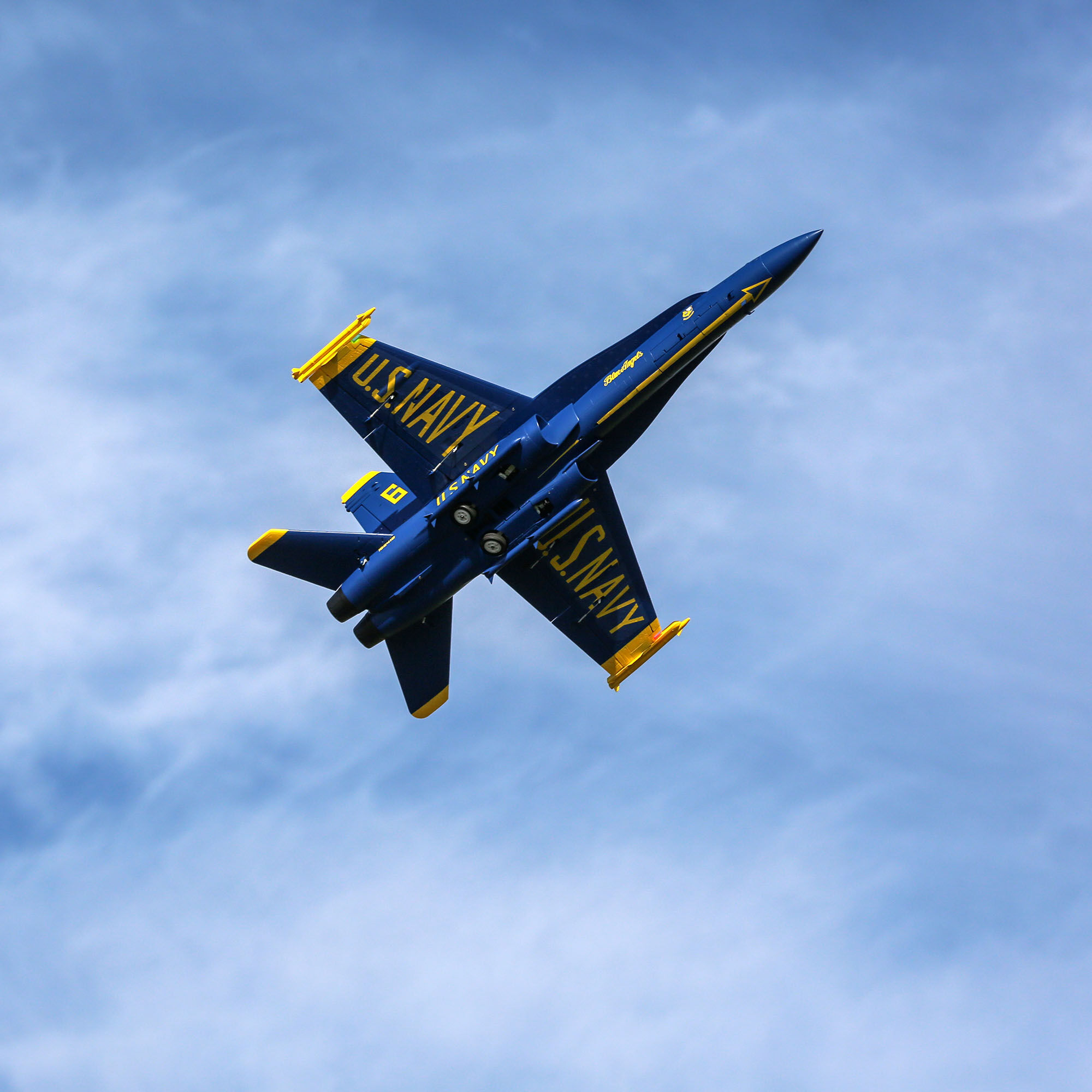 F-18 Blue Angels 80mm EDF Jet BNF Basic with AS3X and SAFE Select, 980mm