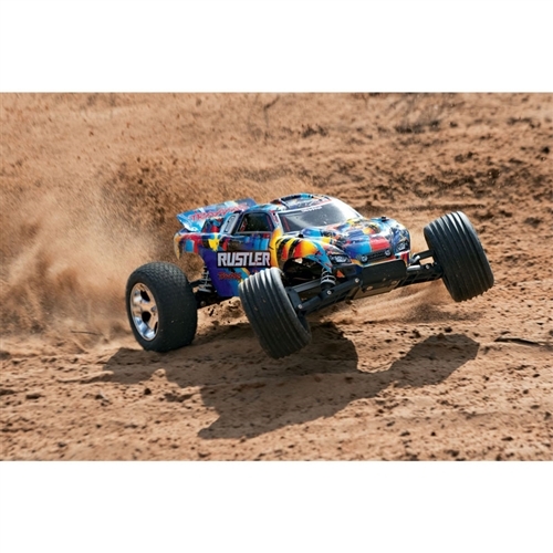 Traxxas Rustler XL-5 RTR 1/10 RC Stadium Truck (no batt/charger)