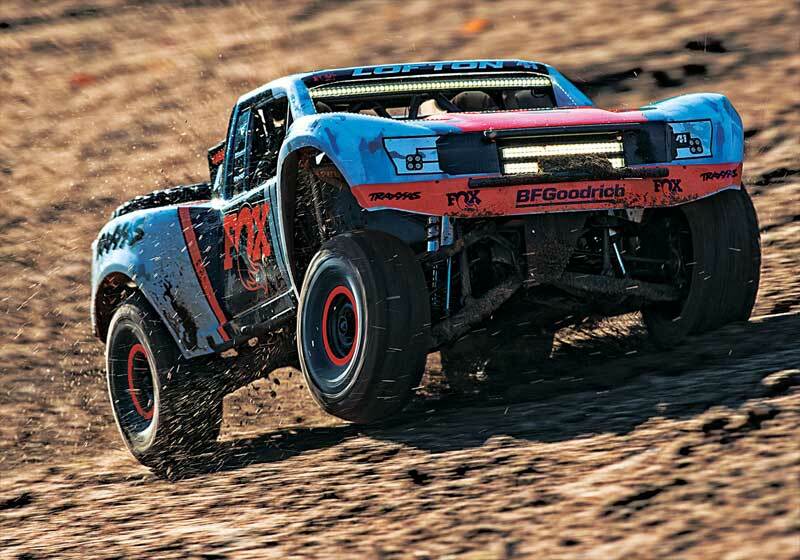 Traxxas Unlimited Desert Racer 4WD Brushless RTR RC Truck w/LED Lights Factory-Installed