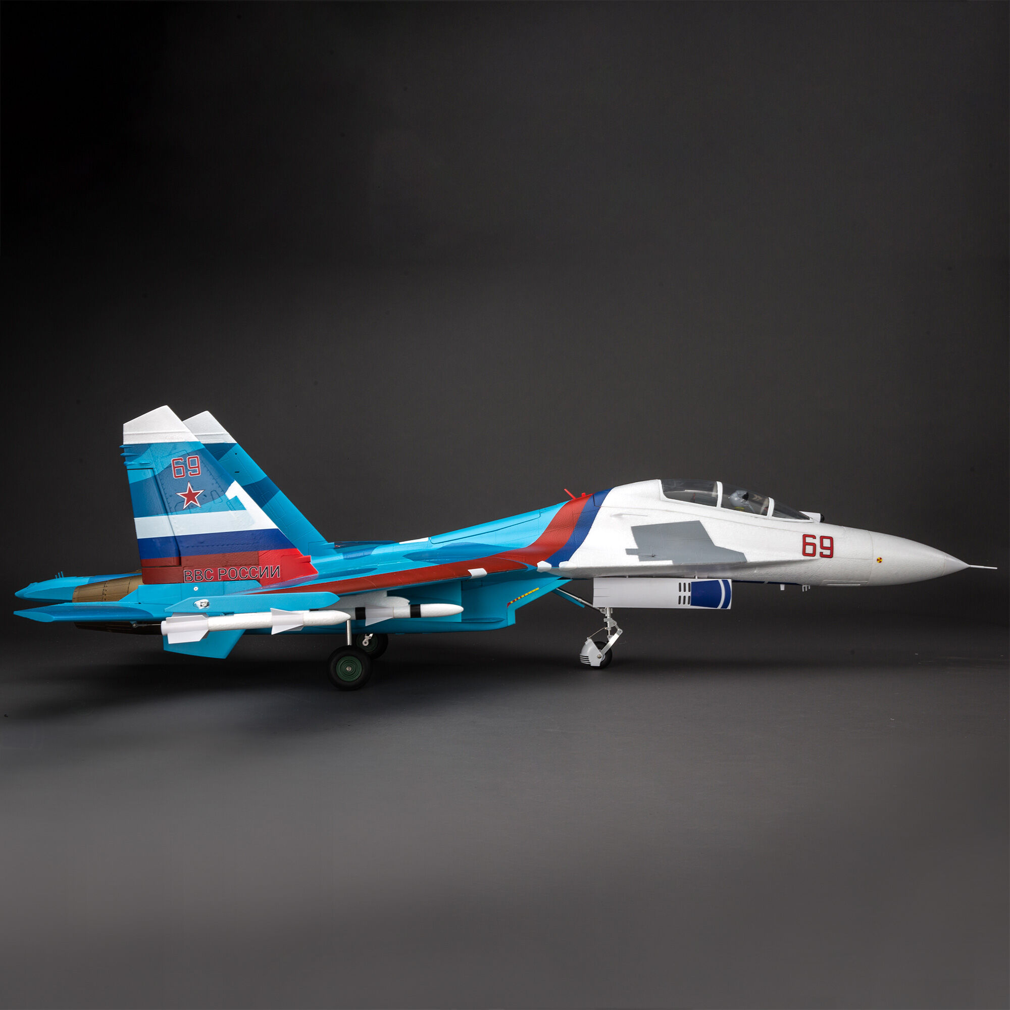 SU-30 Twin 70mm EDF BNF Basic with AS3X and SAFE Select, 1100mm