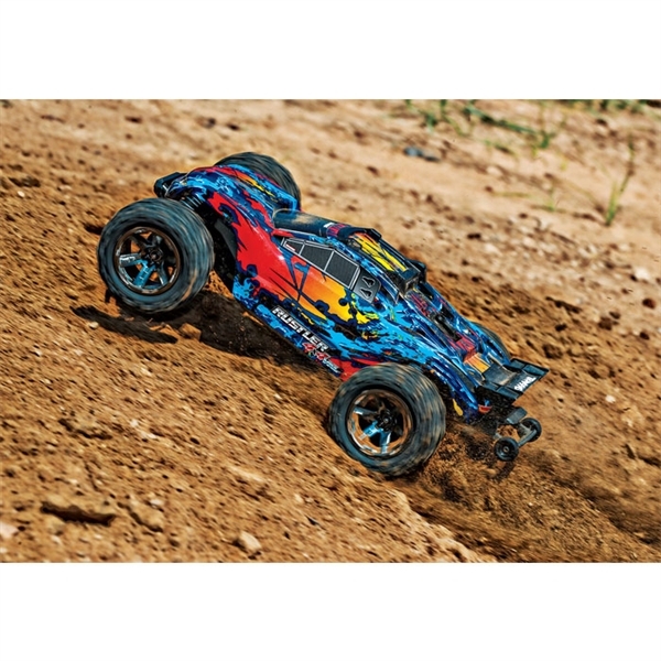 Traxxas Rustler 4x4 VXL RTR Truck & 60+MPH 3S LiPo Combo