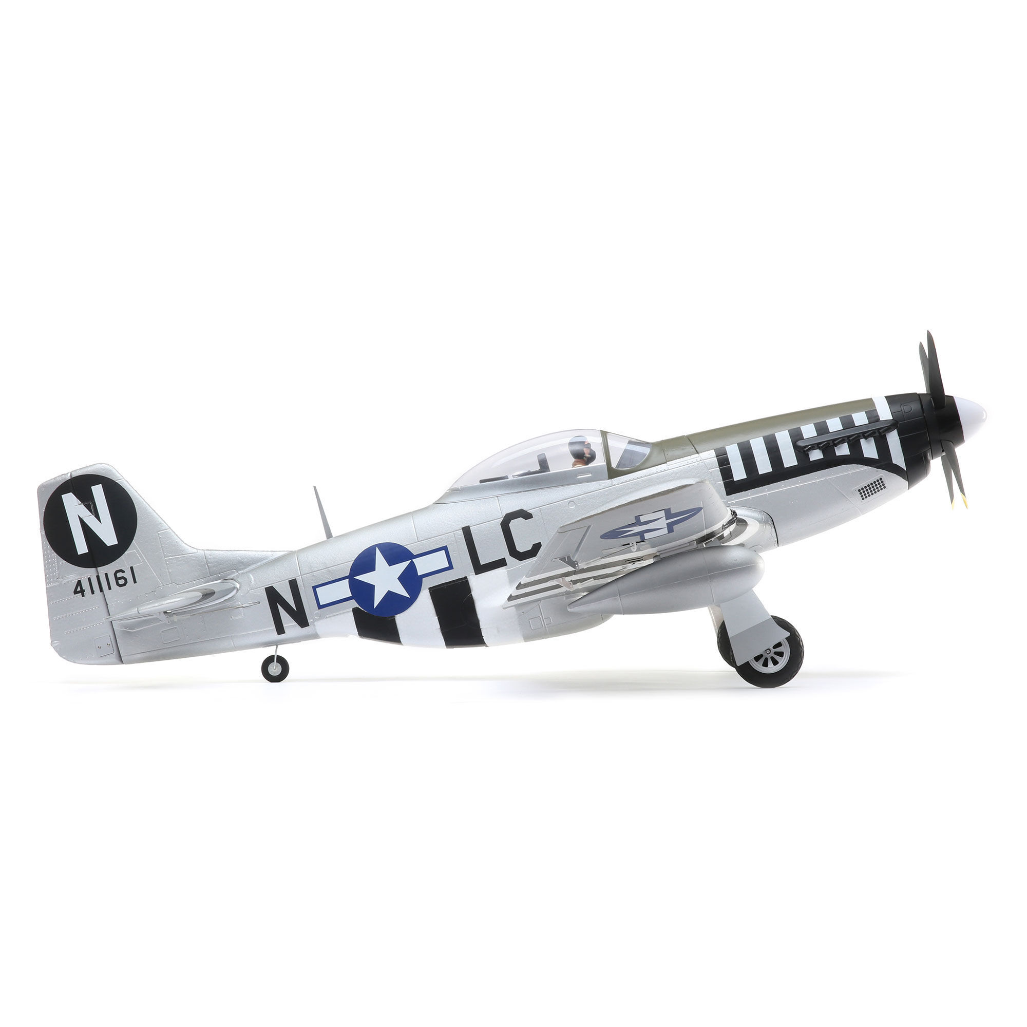 P-51D Mustang 1.2m BNF Basic with AS3X and SAFE Select