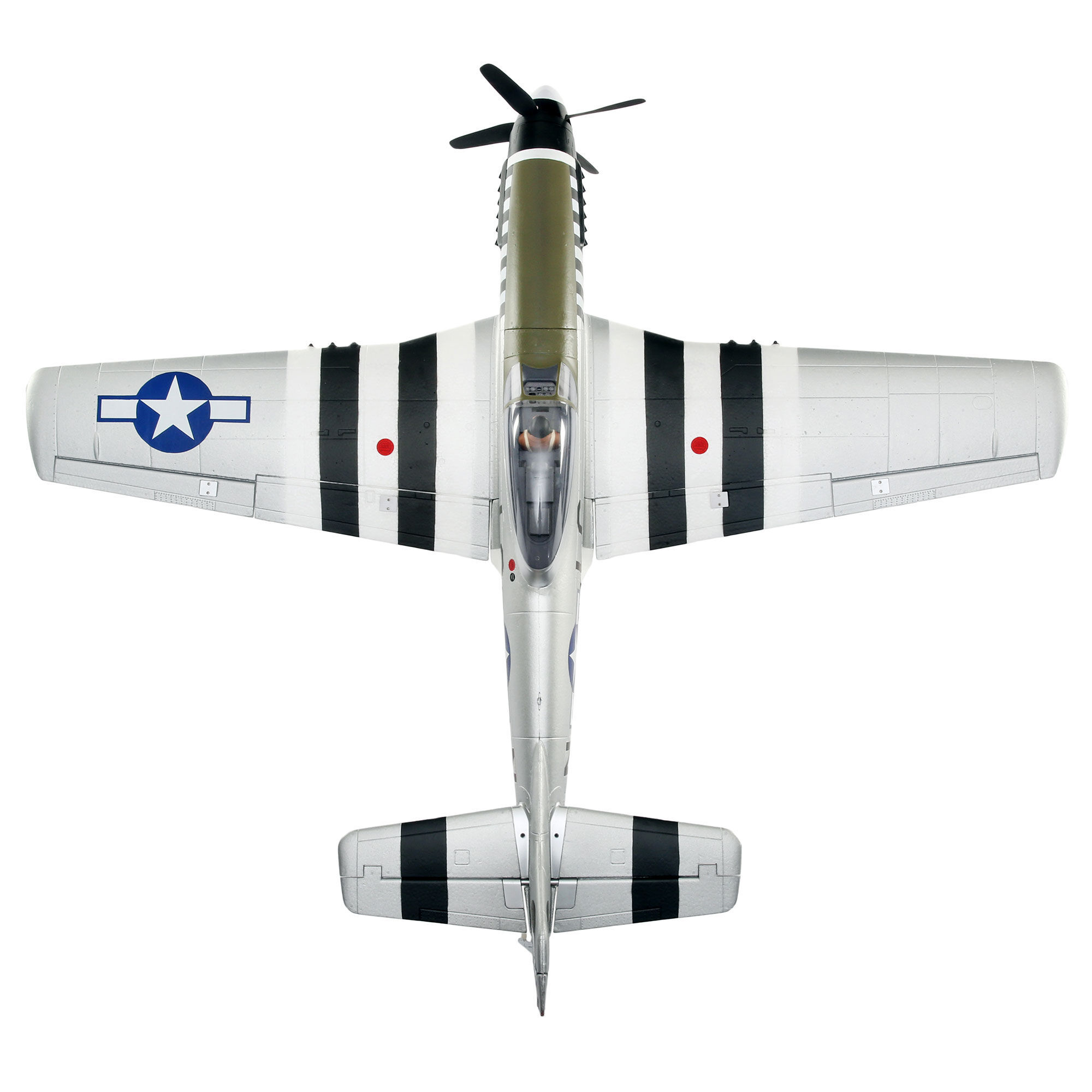 P-51D Mustang 1.2m BNF Basic with AS3X and SAFE Select