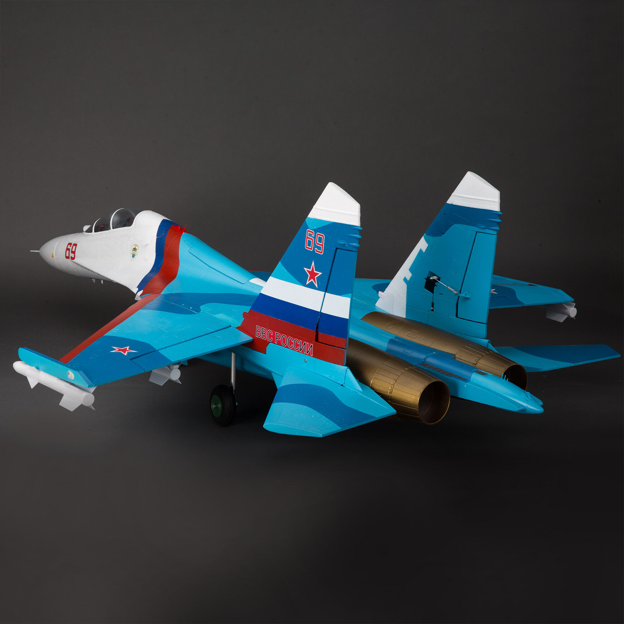 SU-30 Twin 70mm EDF BNF Basic with AS3X and SAFE Select, 1100mm