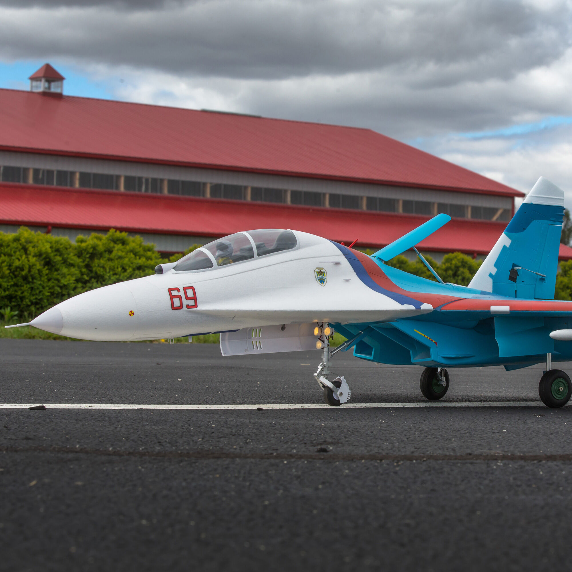 SU-30 Twin 70mm EDF BNF Basic with AS3X and SAFE Select, 1100mm