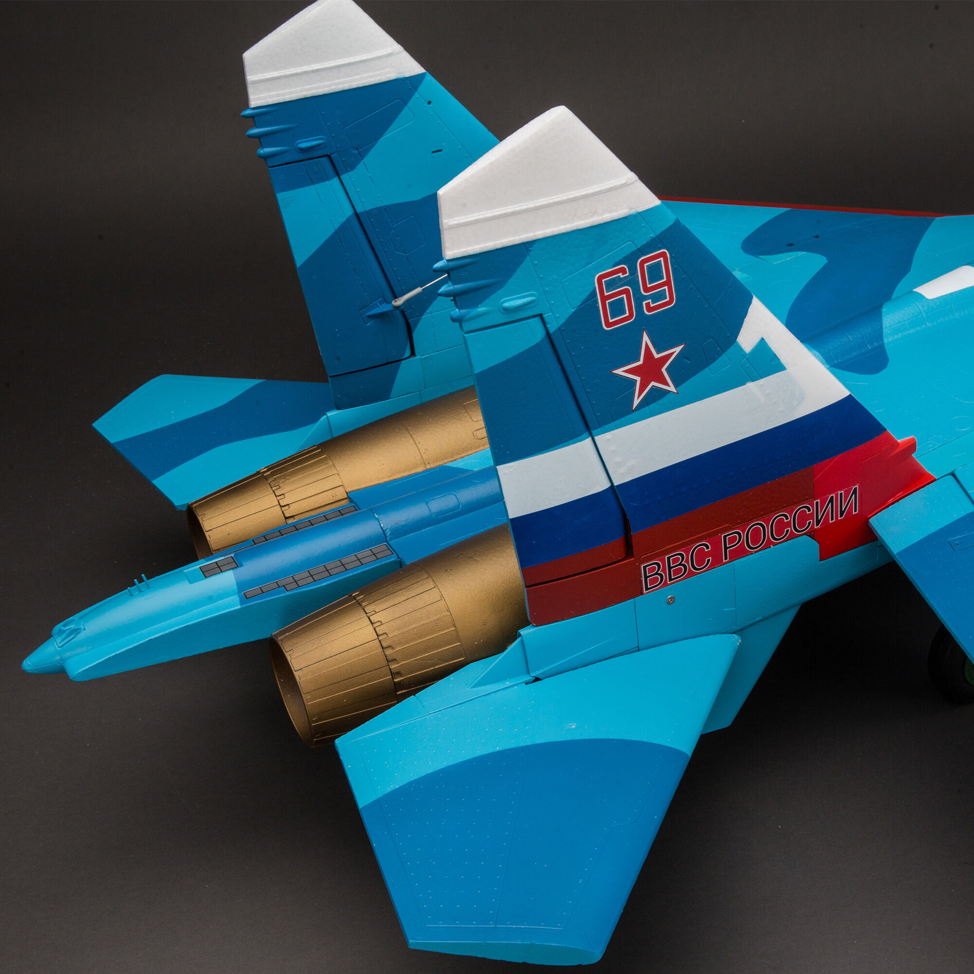 SU-30 Twin 70mm EDF BNF Basic with AS3X and SAFE Select, 1100mm